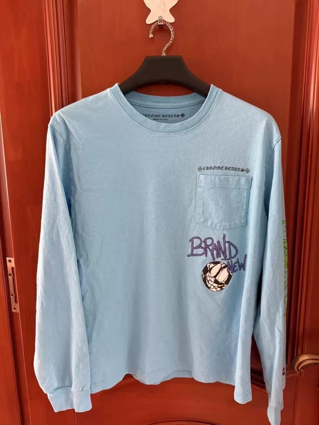 blue mattboy long sleeve sweatshirt