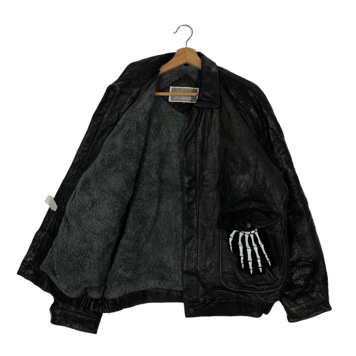 Genuine Leather VINTAGE BOMBER GENUINE LEATHER JACKET MELOCE ISSEY MIYAKE Size US L / EU 52-54 / 3 - 8 Thumbnail