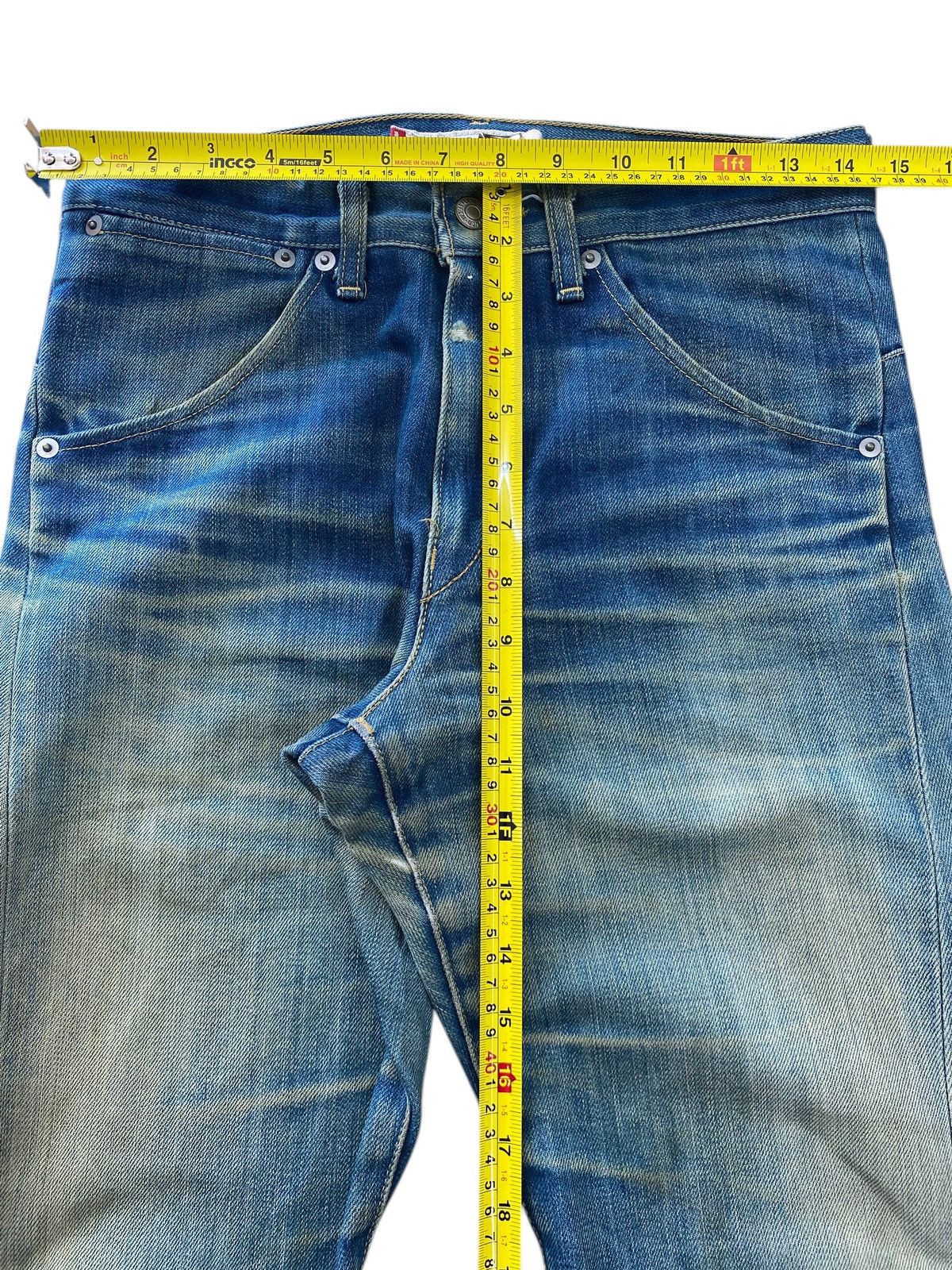Levi's Levi’s Blue Wash Whiskered Style Twisted Leg Jeans Size US 29 - 6 Thumbnail
