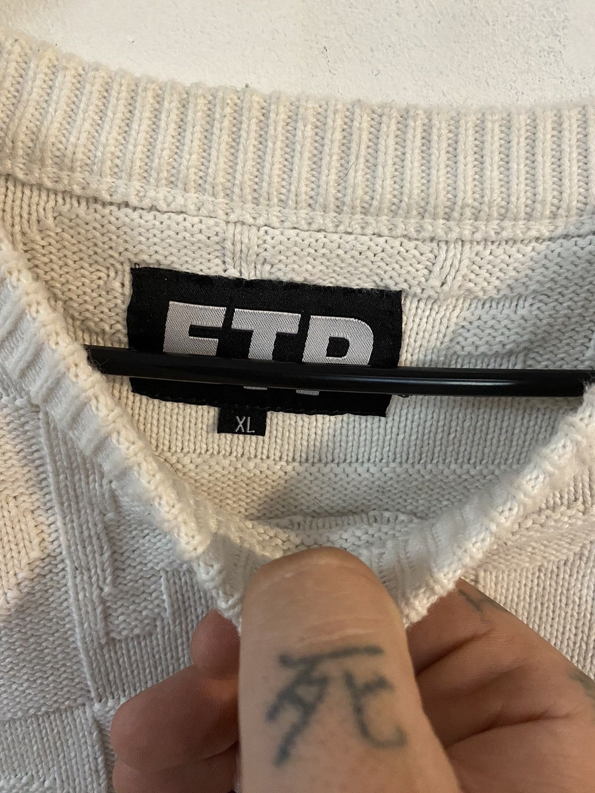 Fuck The Population FTP All Over Print Knit Embossed Sweater Size US XL / EU 56 / 4 - 3 Thumbnail
