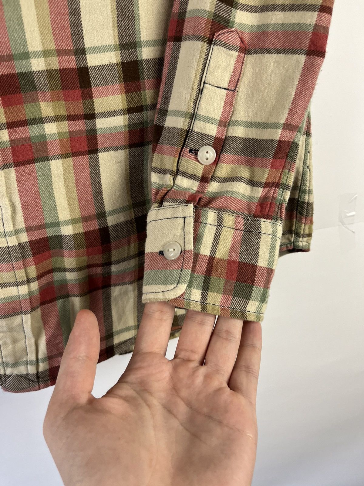 Ralph Lauren Ralph Lauren Men's Cotton Plaid Long Sleeve Shirt Button Up Size US S / EU 44-46 / 1 - 5 Thumbnail