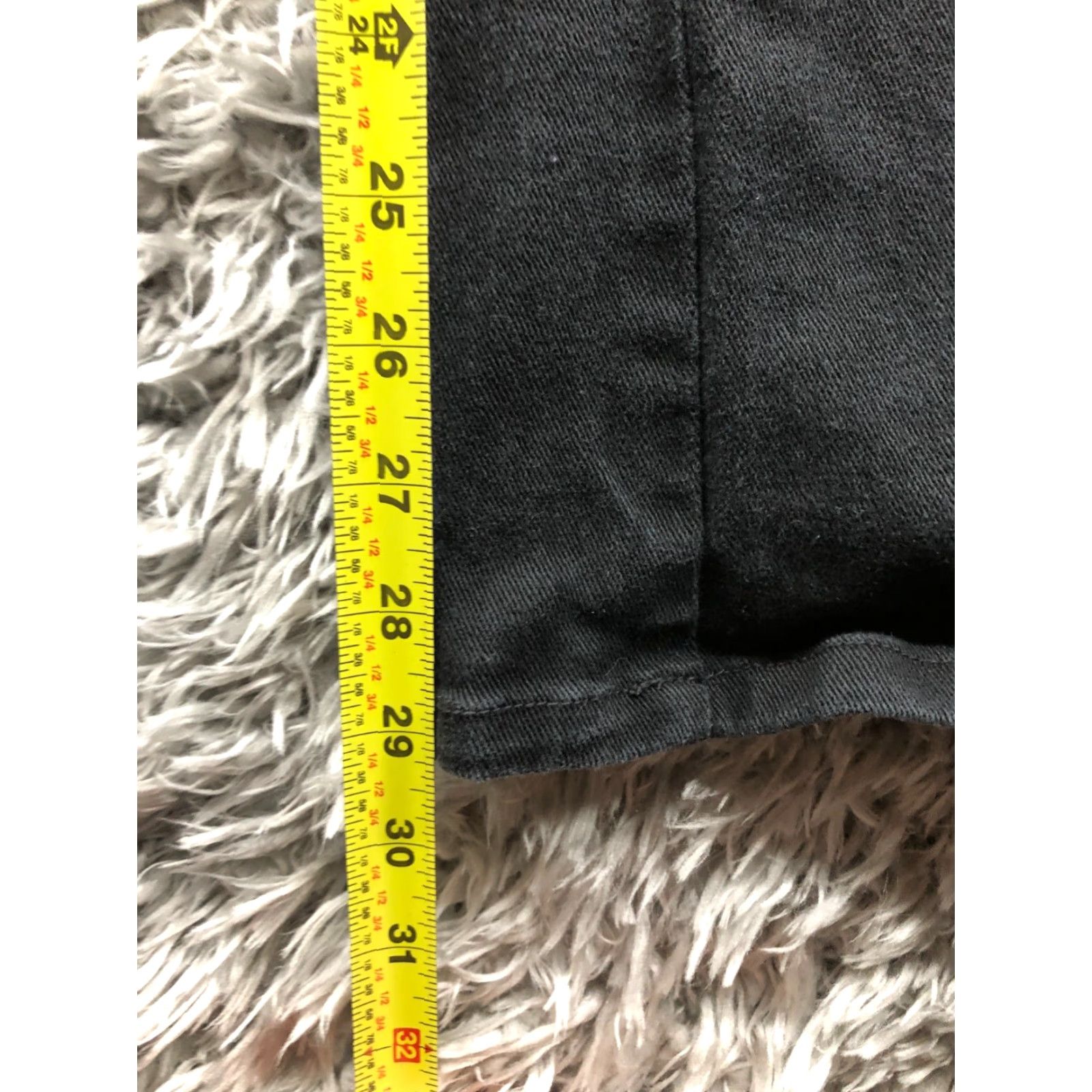 Vintage Bonjour High Rise Straight Jeans Plus Size 18 Womens Dark Wash Black Size 40" / US 18 - 3 Thumbnail