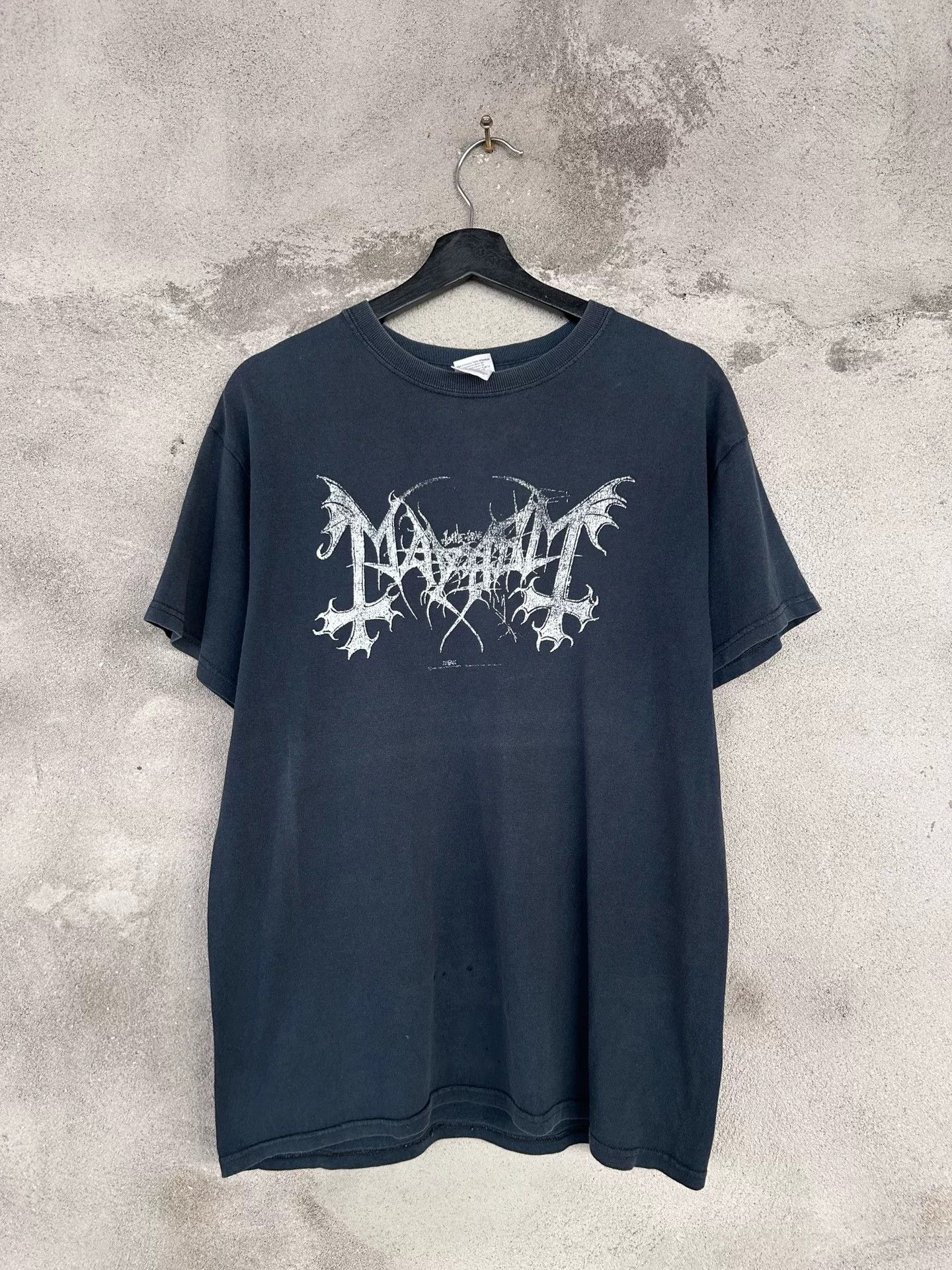 Vintage Vintage Mayhem Black Metal Band Tee Size US M / EU 48-50 / 2 - 1 Thumbnail