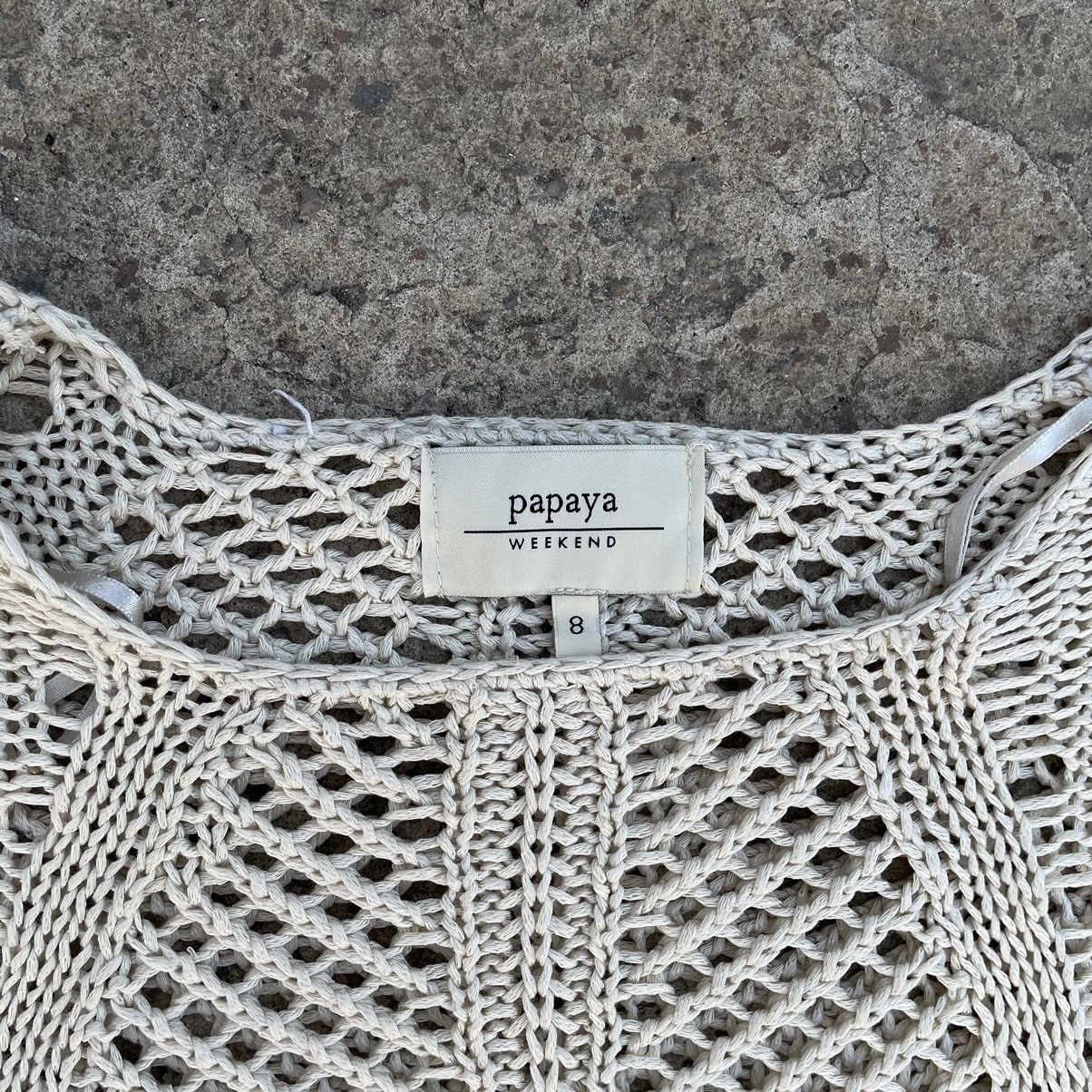 Japanese Brand Vintage Avant Garde knitted Sweater Y2K 90s USA Longsleeve Size M / US 6-8 / IT 42-44 - 8 Thumbnail