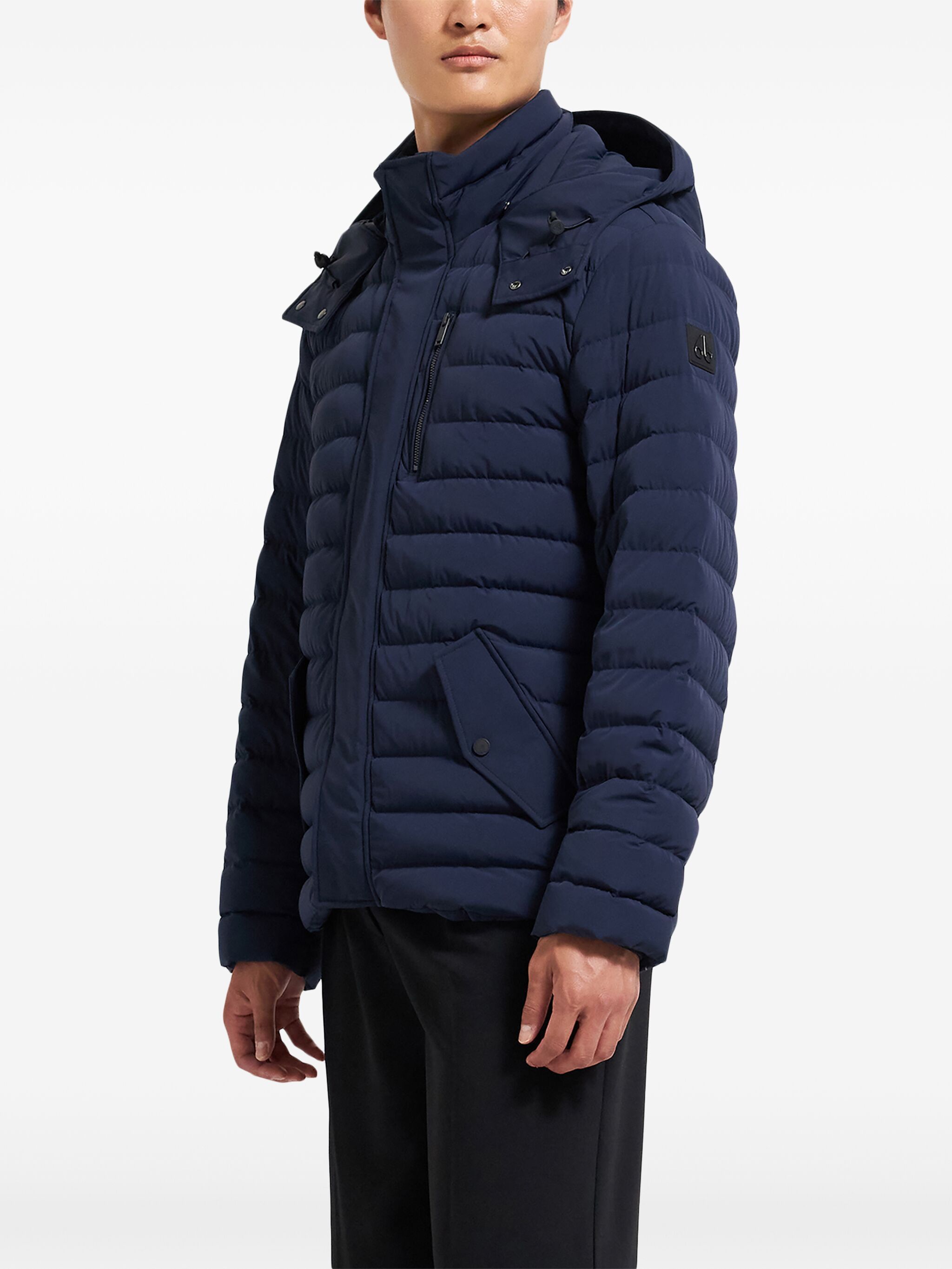 Moose Knuckles o1s22i1n1124 Greystone Active Flex Down Jacket in Blue Size US L / EU 52-54 / 3 - 3 Thumbnail