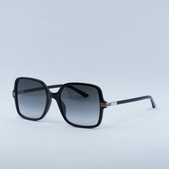 image of New Gucci Gg1449S 001 Black Grey Sunglasses, Women's