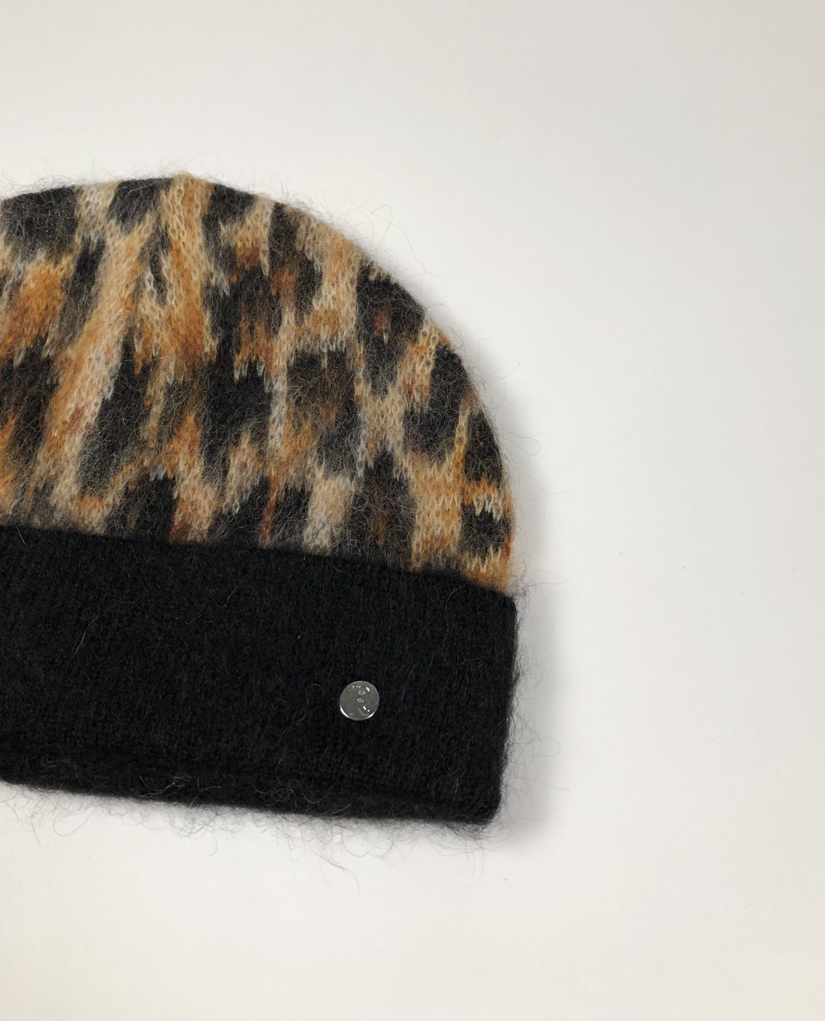 H&M × Paco Rabanne Rabanne H&M Mohair-Blend Jacquard-Knit Beanie Size ONE SIZE - 2 Thumbnail