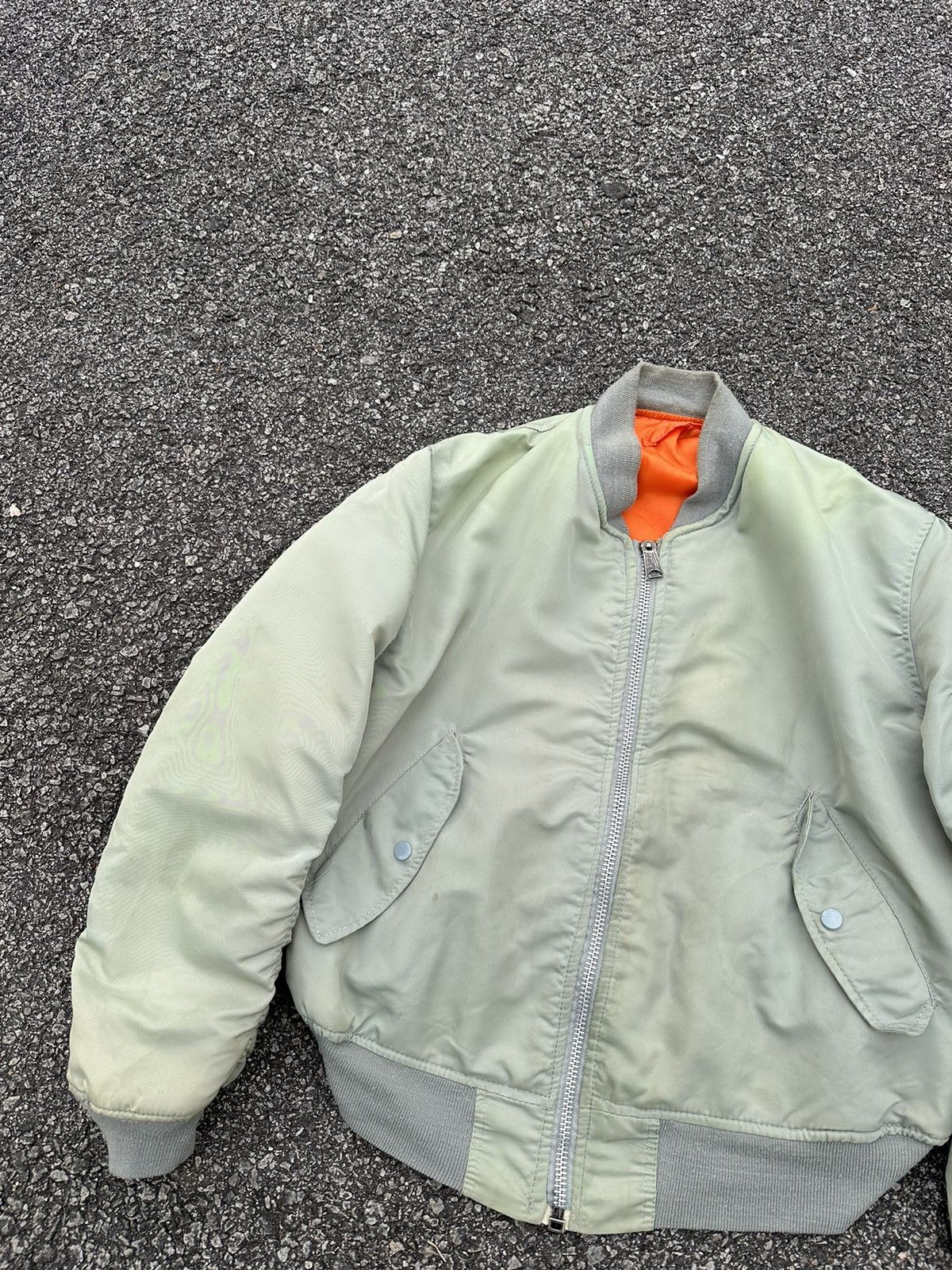 Vintage 🪖Vintage MA-1 Man Intermediate Pract Bomber Jacket Size US L / EU 52-54 / 3 - 5 Thumbnail