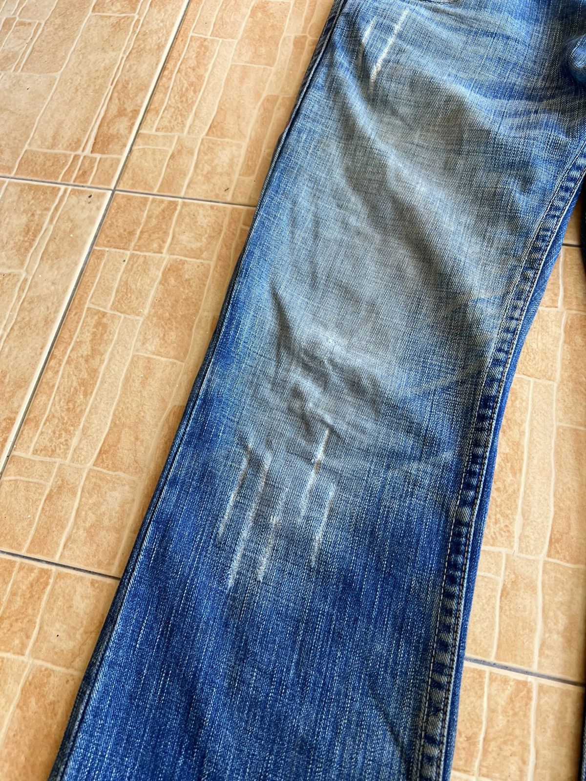 semanticdesign Semantic Designs Flare Distress Mud Wash Jean Size US 32 / EU 48 - 10 Thumbnail