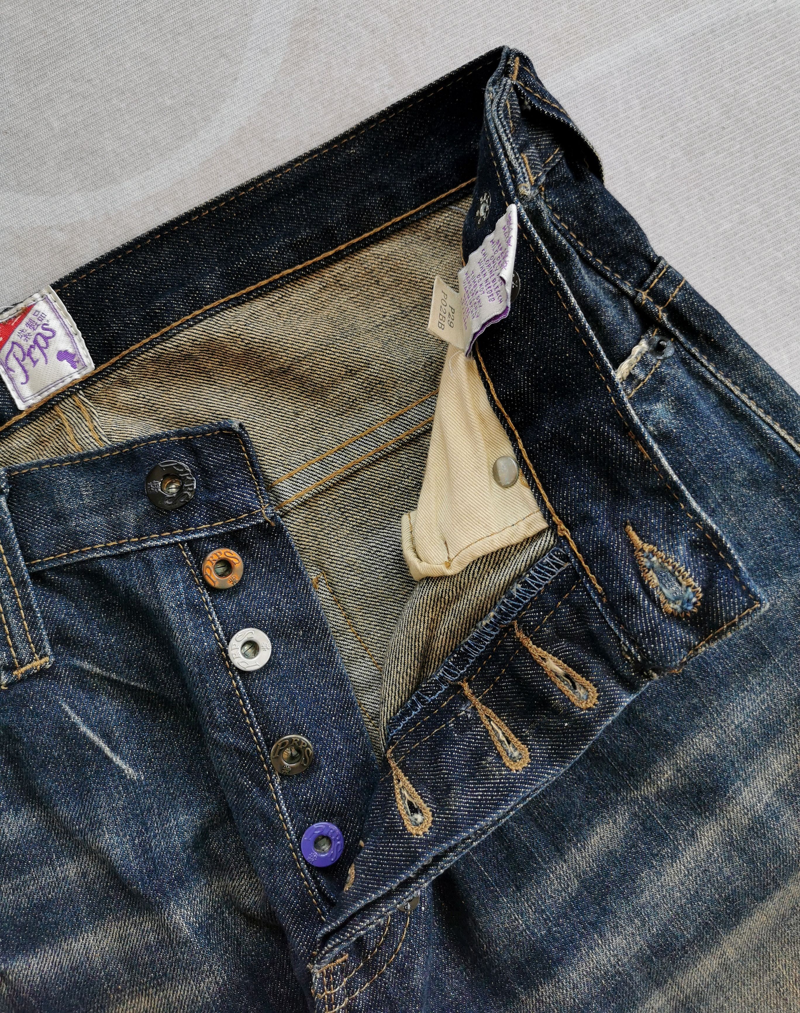 Prps PRPS Heirloom Barracuda Distressed Indigo Denim Size US 30 / EU 46 - 5 Thumbnail