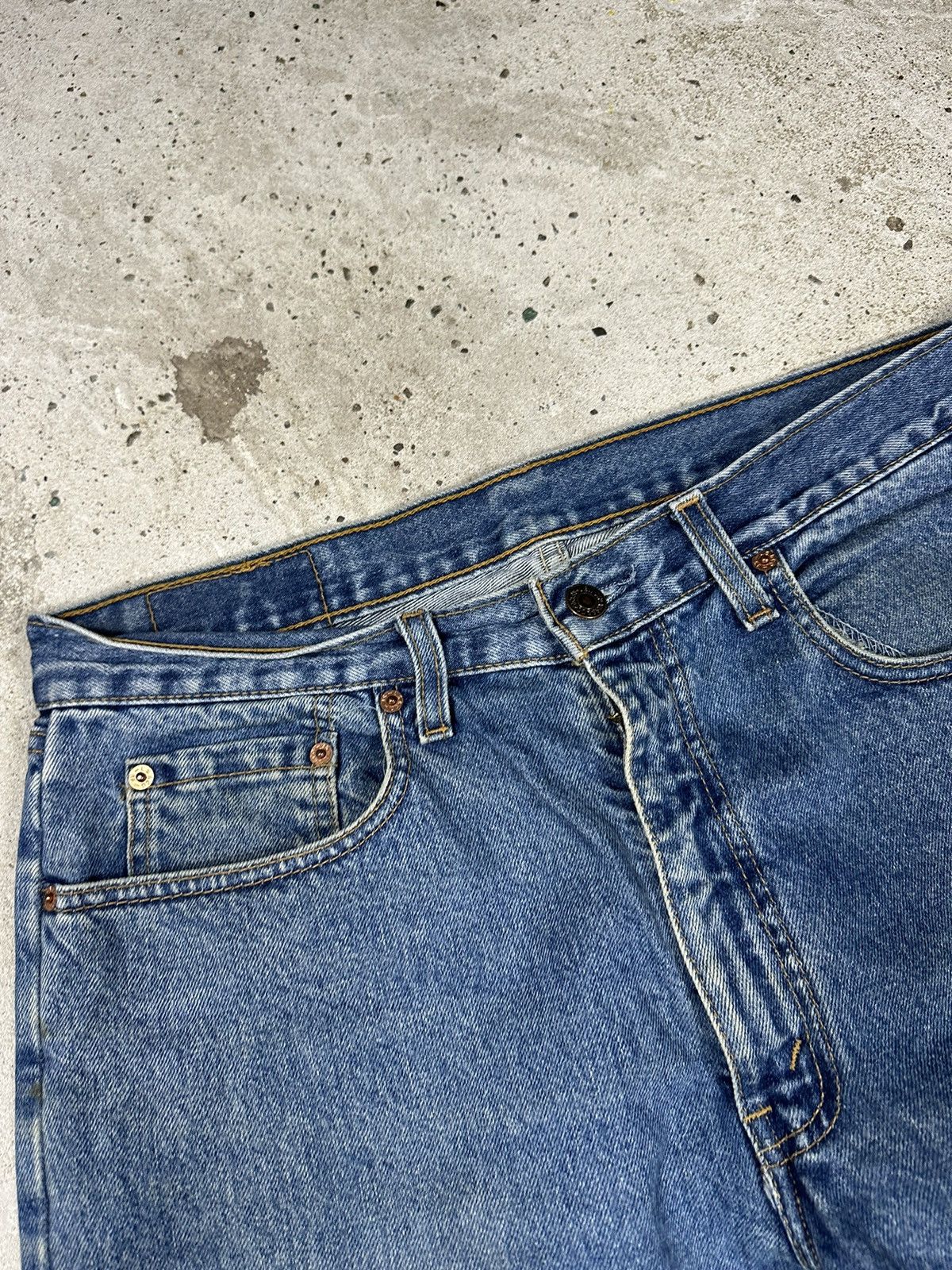 Levi's × Vintage Vintage 1998 Levi’s 615 02 Orange Tab Denim Pants Jeans Size US 33 - 9 Thumbnail