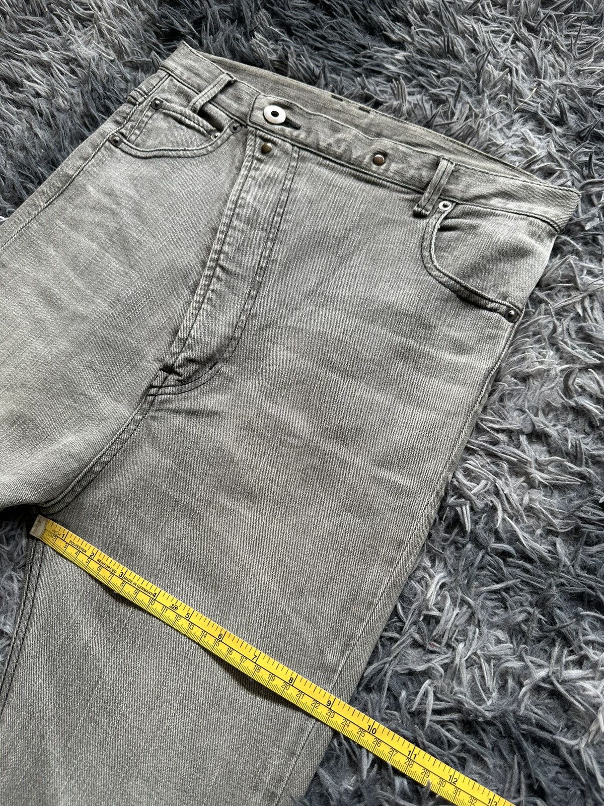 Japanese Brand 2011 ss - AG by Experiment high rise asymmetrical jeans Size US 30 / EU 46 - 14 Thumbnail
