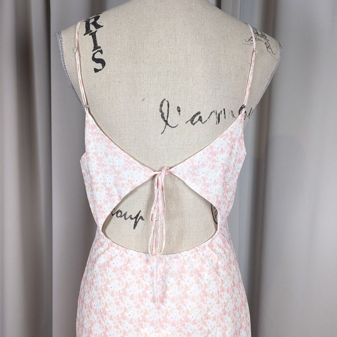 Other Cotton Candy LA Floral Print Spaghetti Strap Maxi Dress Size L / US 10 / IT 46 - 7 Thumbnail