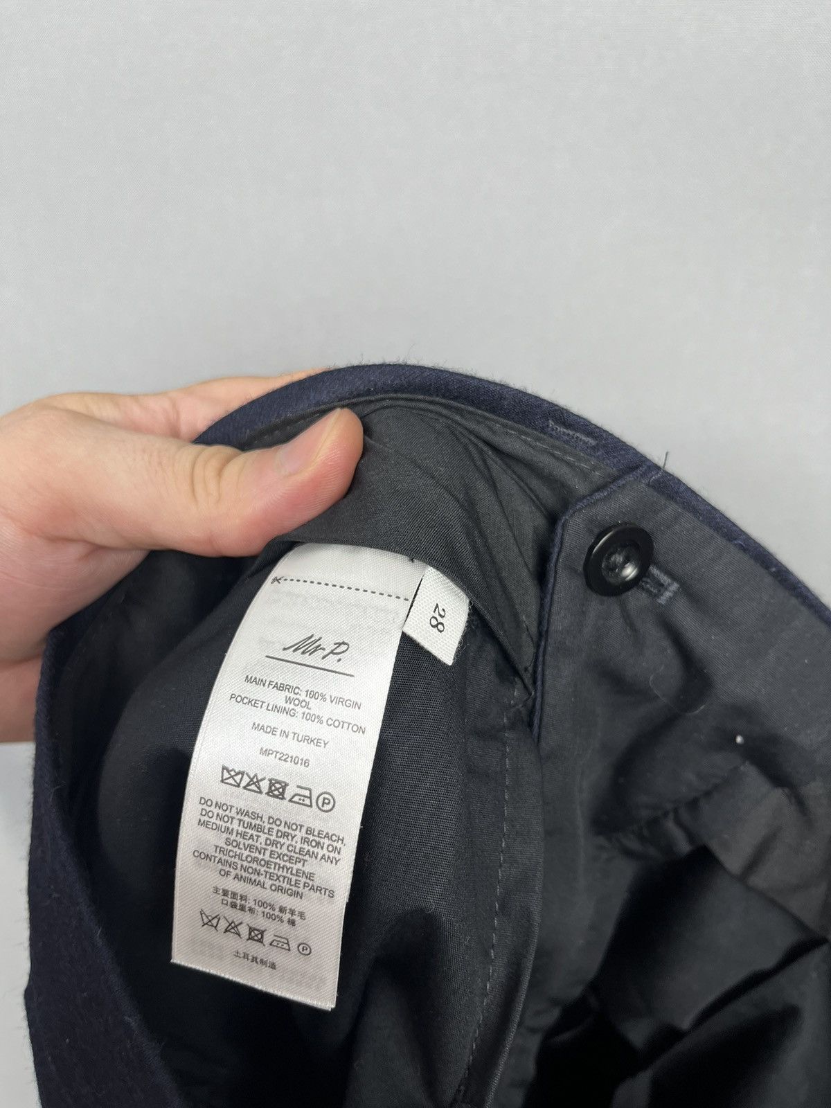 Mr P. Mr P . 100%virgin wool pants size 28 Size US 28 / EU 44 - 9 Thumbnail