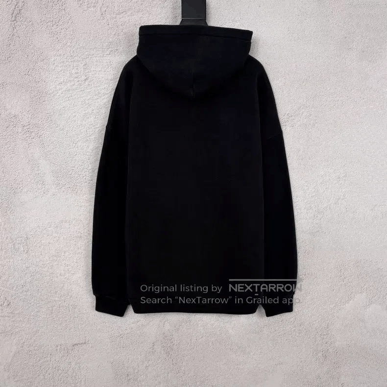 Balenciaga Balenciaga Jelly print logo hooded sweatshirt black Size US M / EU 48-50 / 2 - 2 Thumbnail