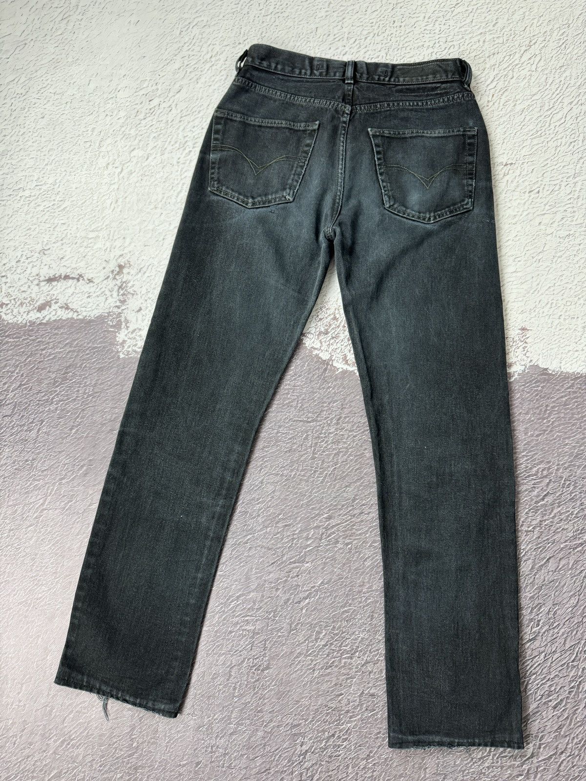 Diesel Diesel vintage faded distressed black denim jeans Size US 30 / EU 46 - 14 Thumbnail