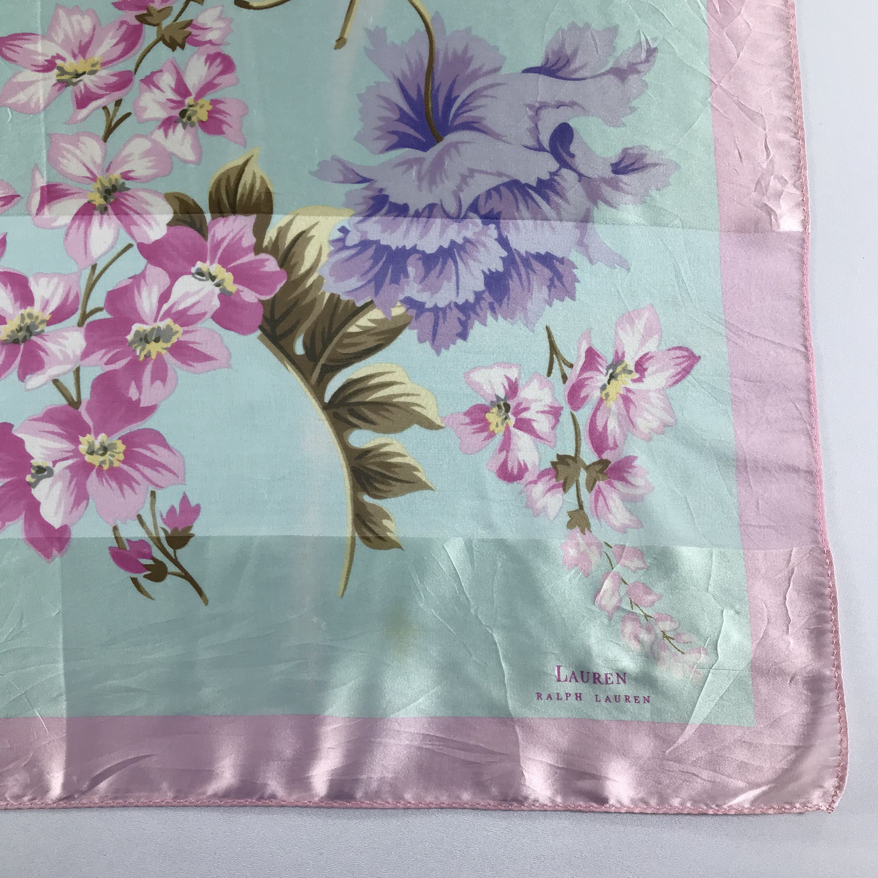 Ralph Lauren Vintage Ralph Lauren Silk Scarf Size ONE SIZE - 4 Thumbnail