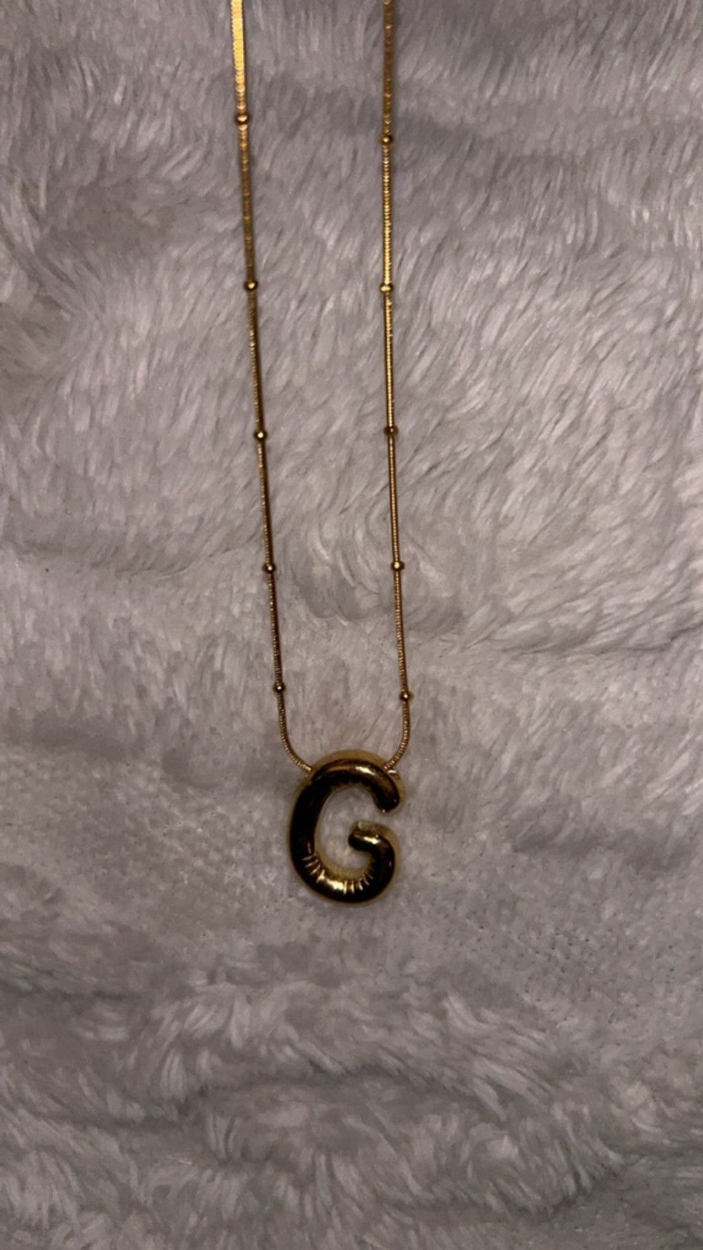 The Unbranded Brand Gold Initial G Necklace One Size Size ONE SIZE - 3 Thumbnail