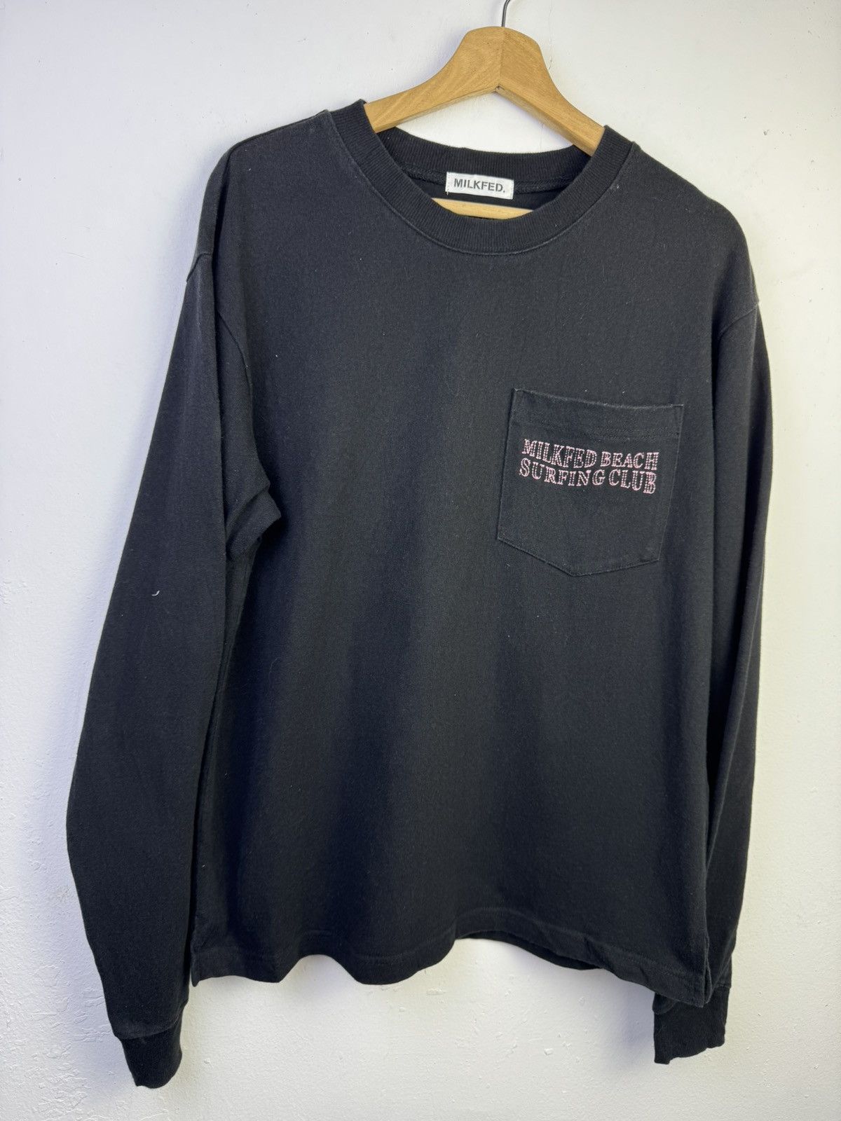 Japanese Brand MILKFED BEACH SURFING CLUB" embroidered longsleeve tshirt Size US L / EU 52-54 / 3 - 2 Thumbnail