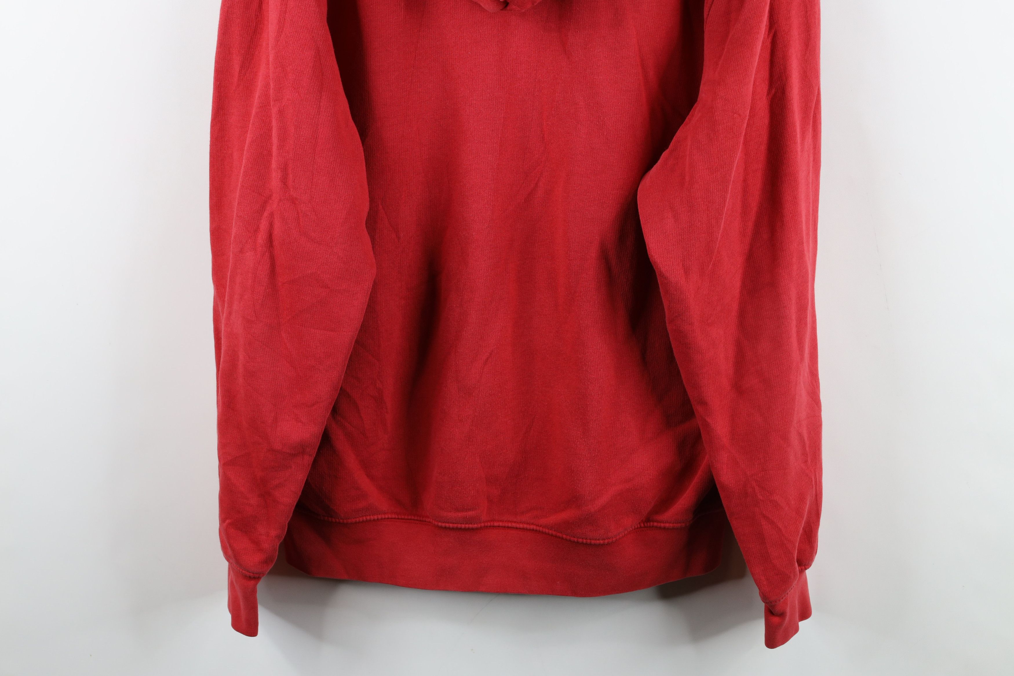 Nike Vintage Y2K Nike Scott Mini Swoosh Hoodie Sweatshirt Red Size US M / EU 48-50 / 2 - 13 Thumbnail