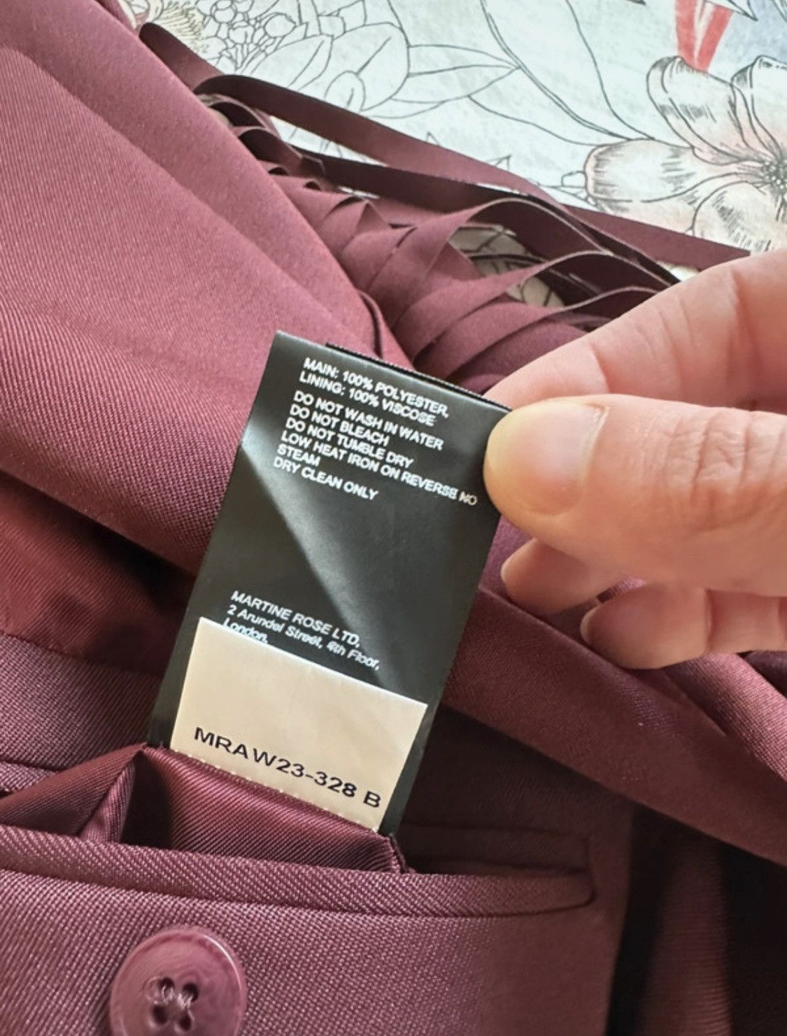Martine Rose Martine Rose - Western Tailored Jacket AW23 Size 44R - 9 Thumbnail