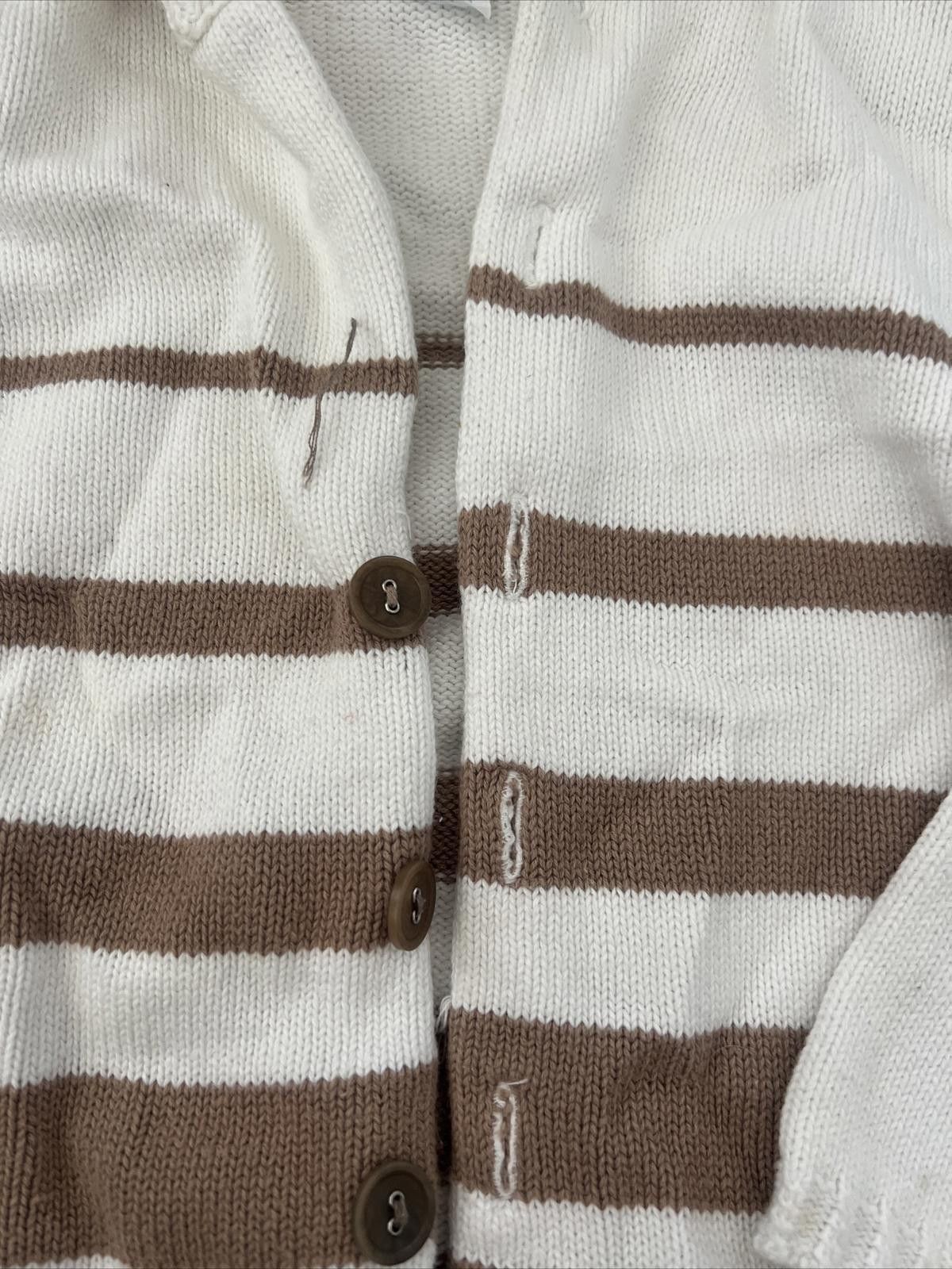 Designer Jacadi Stripped Hooded Sweater Size 36M Size US XXS / EU 40 - 2 Thumbnail