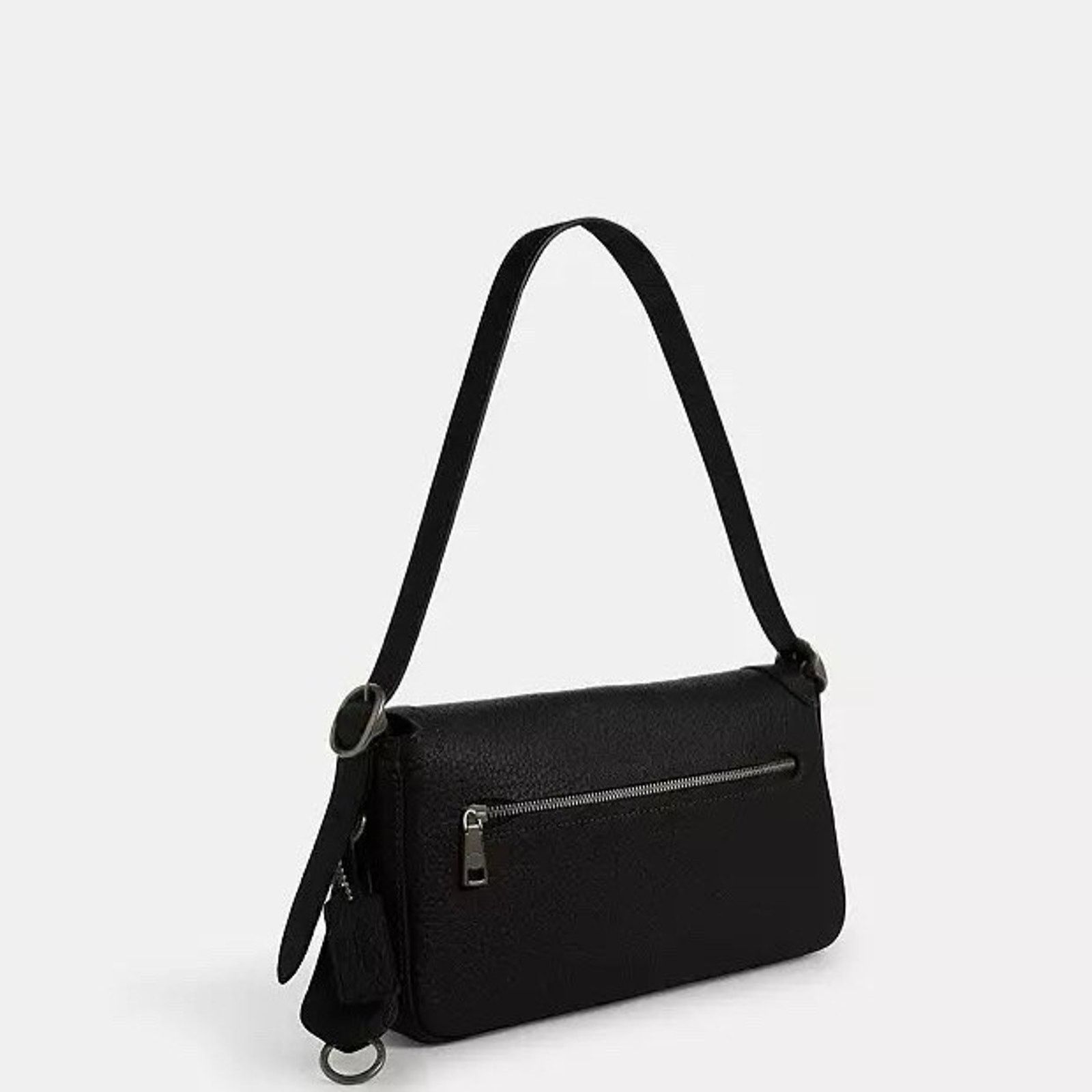 Coach NWT Coach Etta Small Flap Shoulder Bag CCV64 Black Size ONE SIZE - 8 Thumbnail