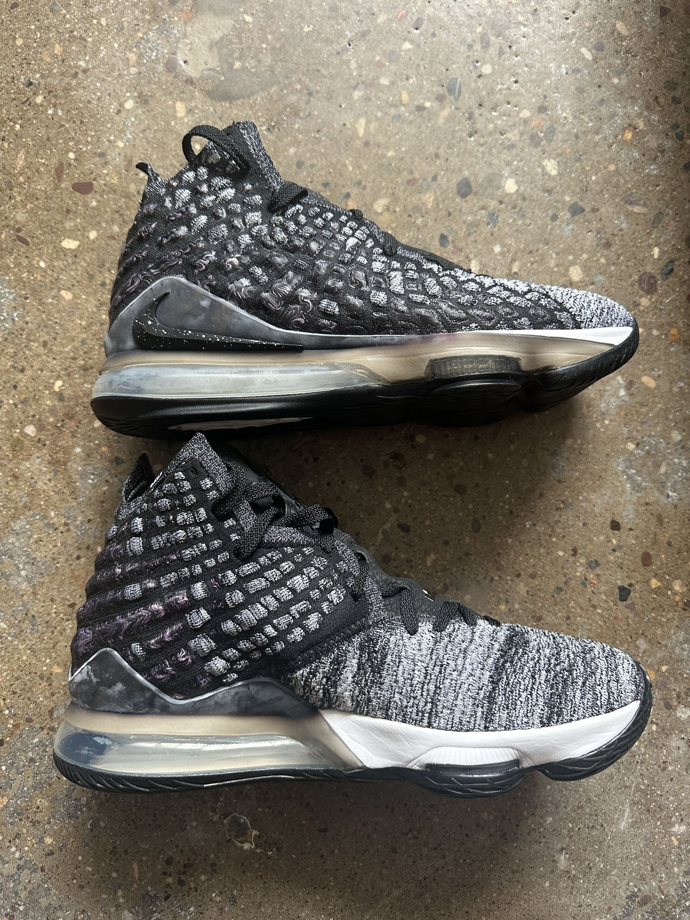 Nike Nike Men's Lebron 17 Black White / Oreo Size US 10 / EU 43 - 2 Thumbnail