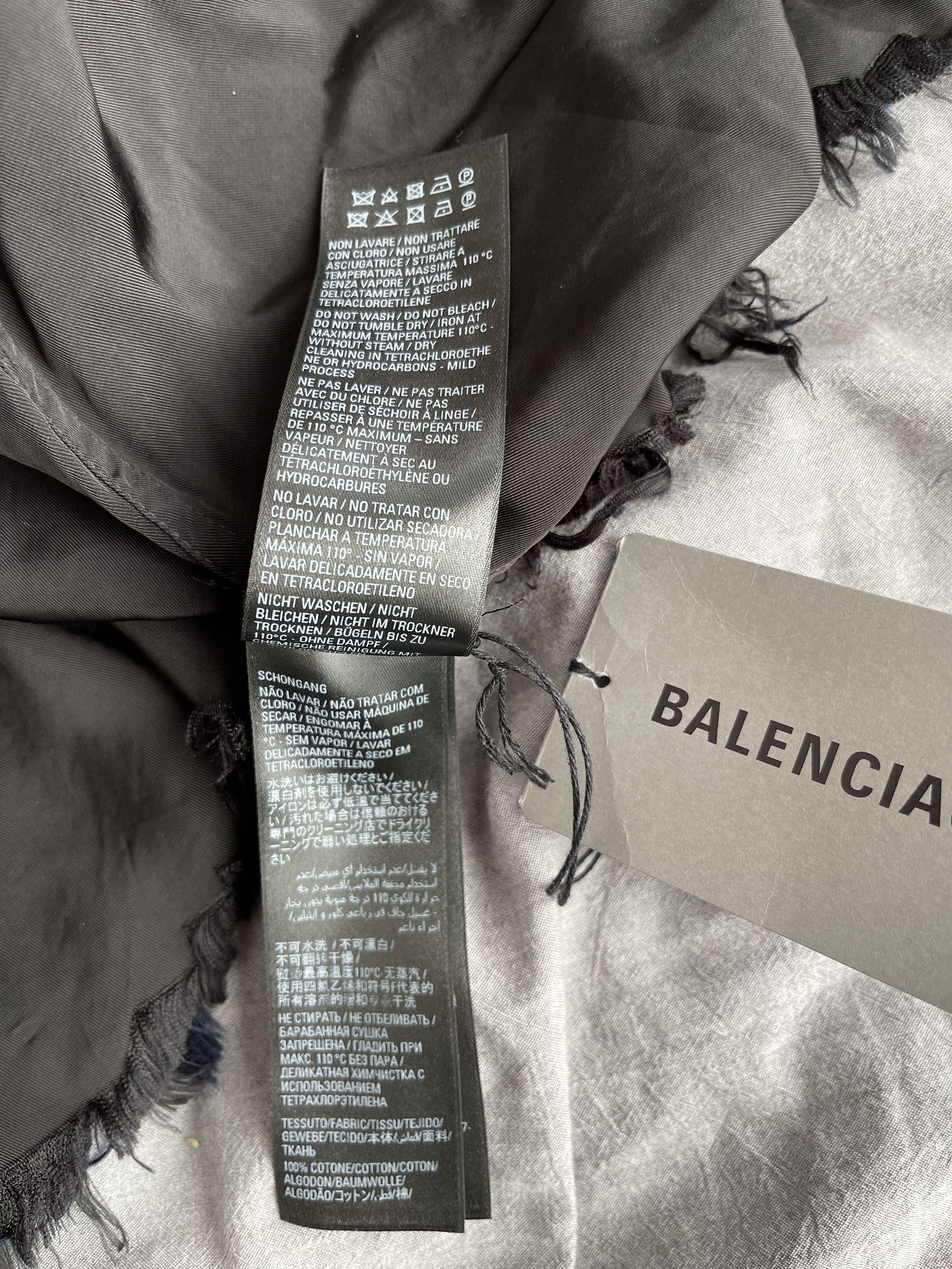 Balenciaga Destroyed Flannel Check Shirt Jacket - Size 3 Size US L / EU 52-54 / 3 - 16 Thumbnail