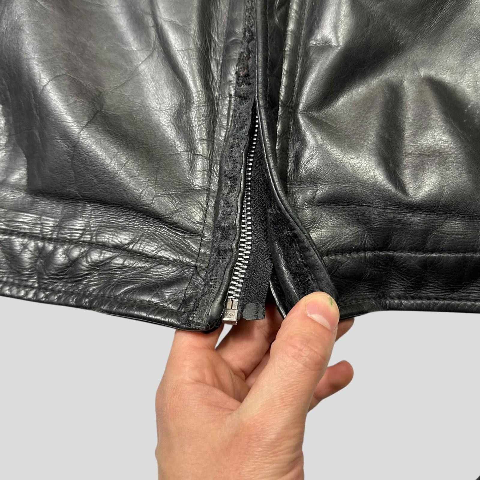 Neil Barrett Neil Barrett 00’s Textured Padded Leather Moto Jacket - L/ Size US L / EU 52-54 / 3 - 8 Thumbnail