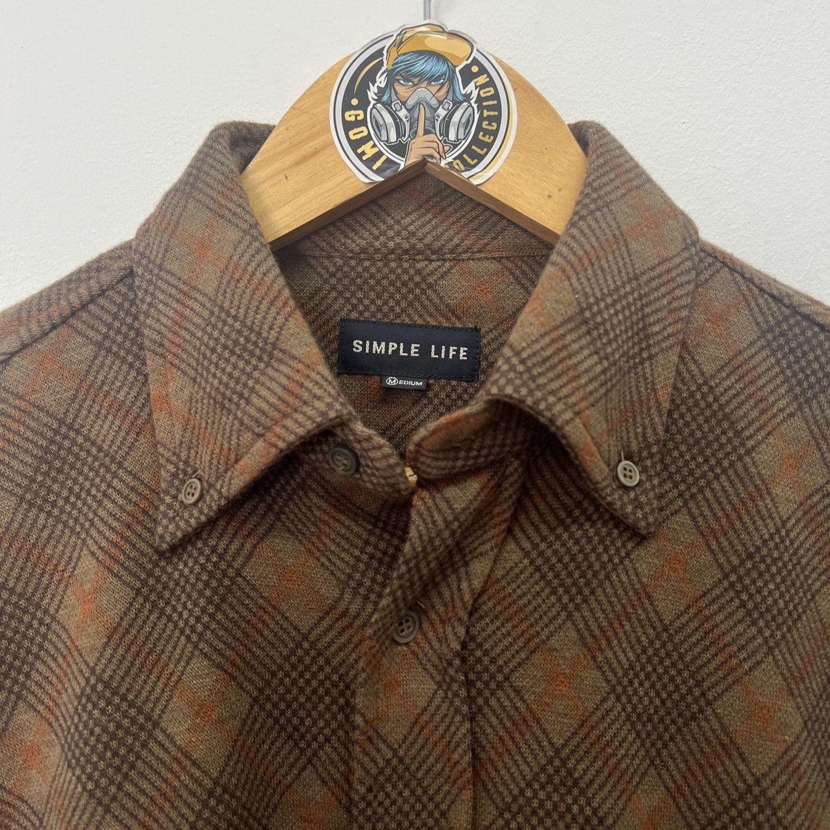 Designer × Japanese Brand × Vintage Vintage Simple Life Shirt Button Up Size US M / EU 48-50 / 2 - 2 Thumbnail