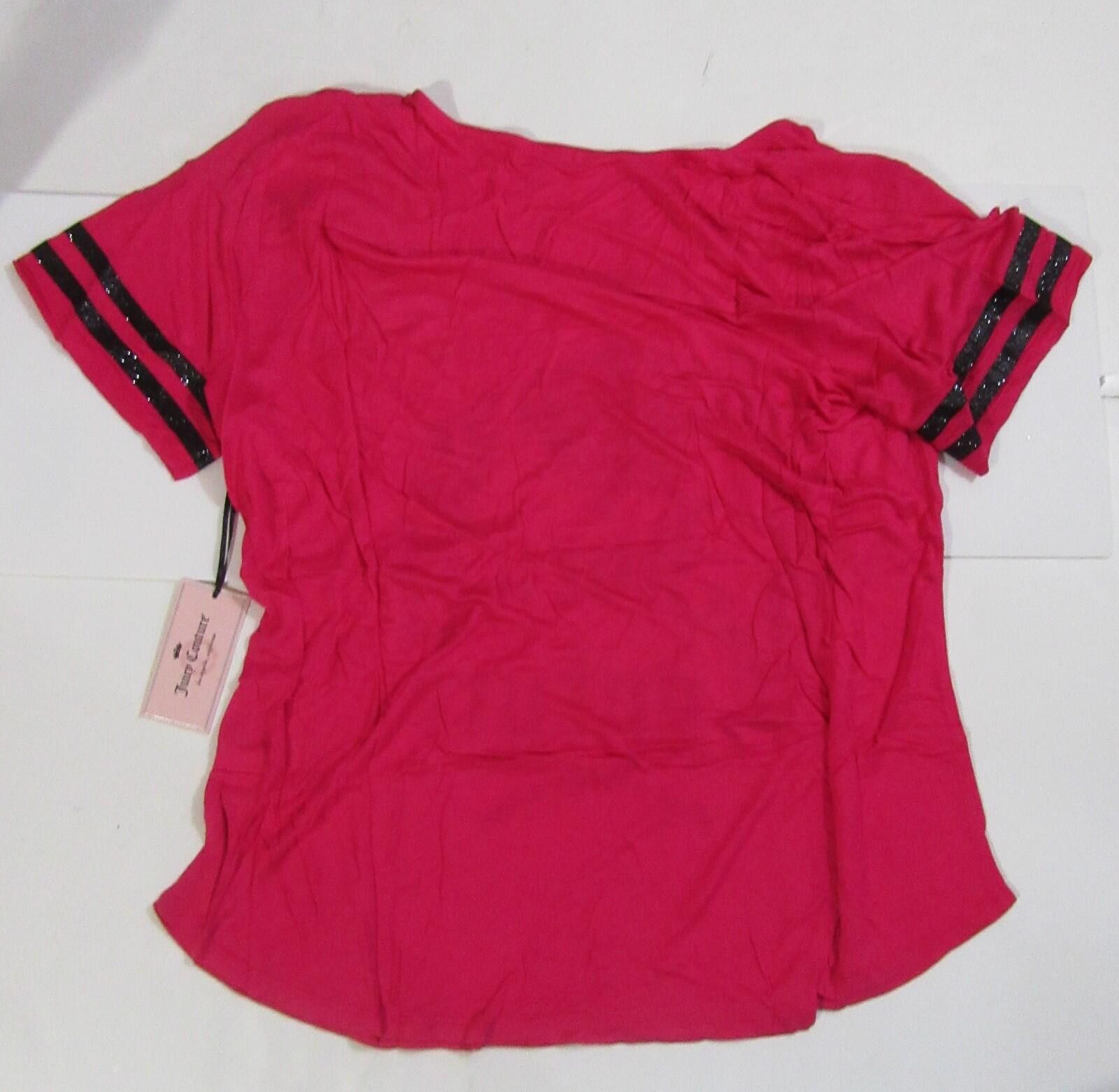 Juicy Couture Jeans Juicy Couture Women Shirt Pink with Black Bling Logo Size XL Size XL / US 12-14 / IT 48-50 - 4 Thumbnail