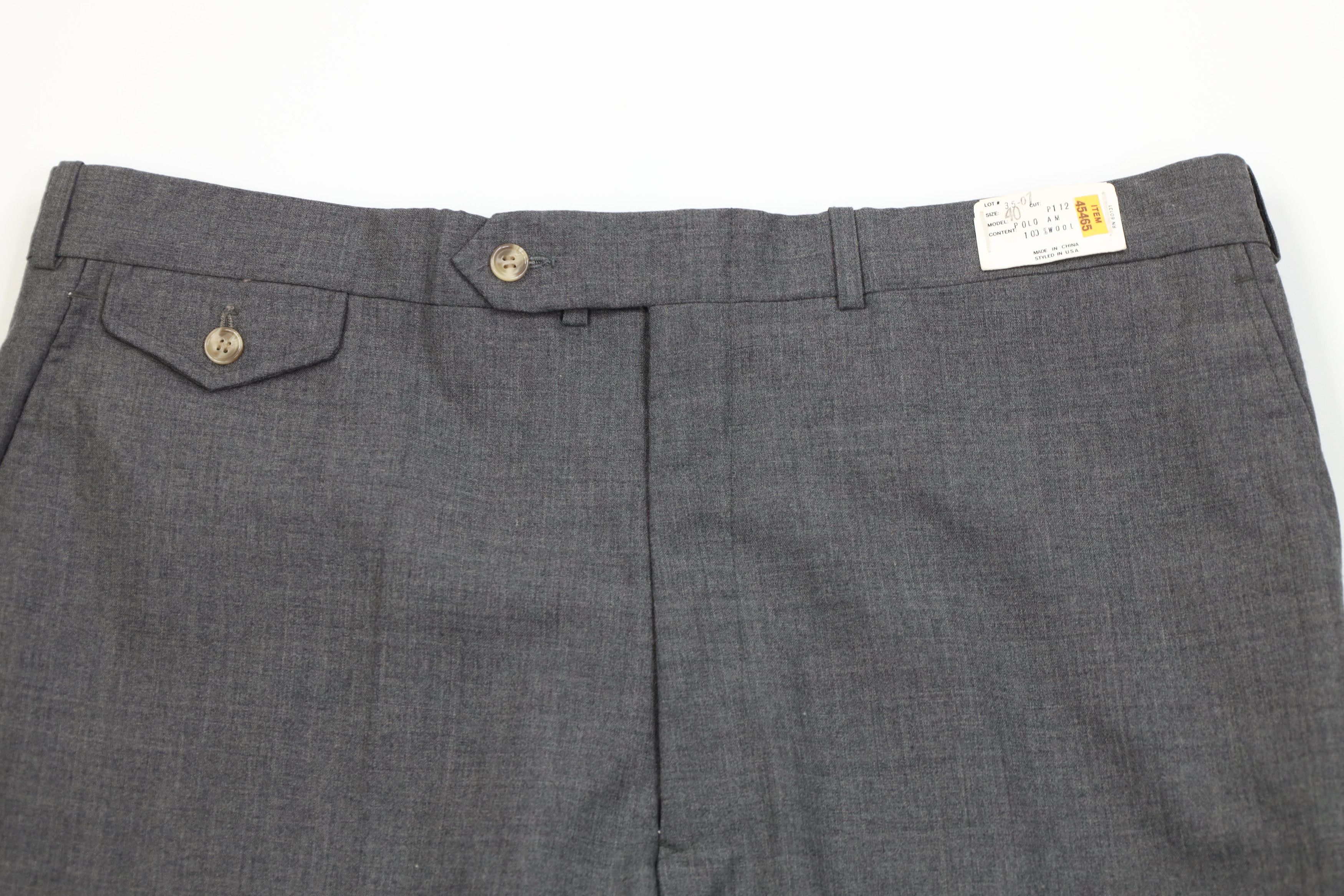Vintage Deadstock Vintage 80s 90s Streetwear Wide Leg Chino Pants Size US 40 / EU 56 - 2 Thumbnail