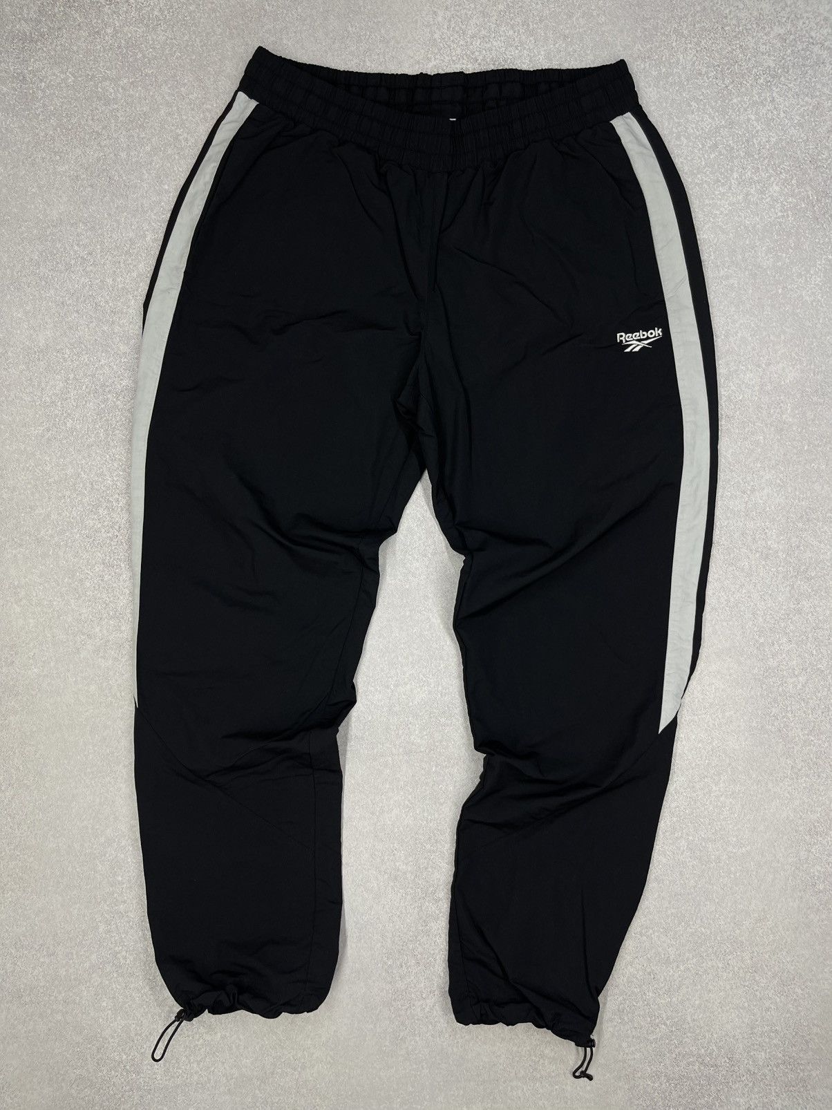 Reebok Mens Reebok Nylon Sweatpants Black Size US 34 / EU 50 - 2 Thumbnail