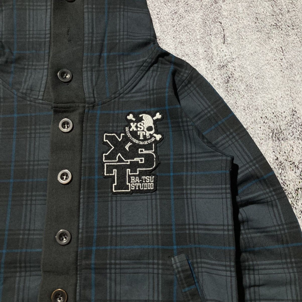 Japanese Brand 2000s Ba-Tsu Studio Skull Logo Punk Button Hoodie Sly Style Size US M / EU 48-50 / 2 - 4 Thumbnail