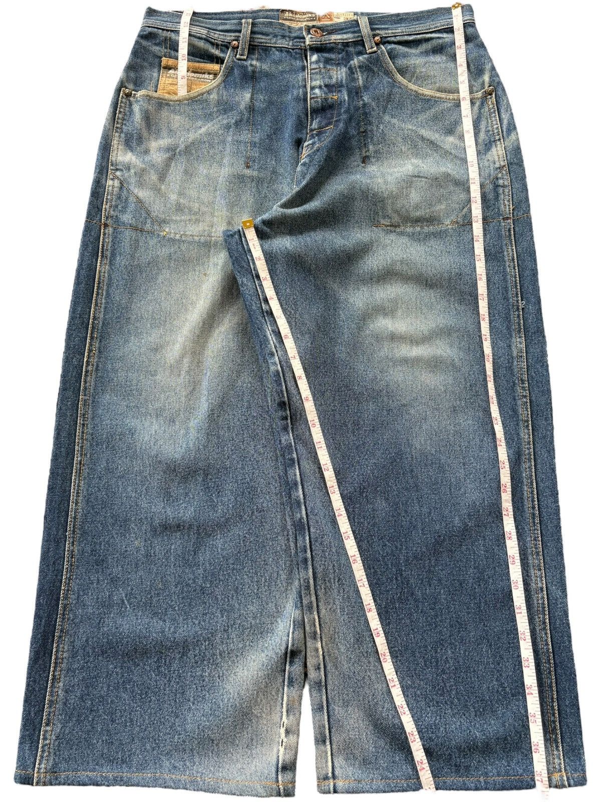 Akademiks Vintage Akademiks Faded Wash Baggy Jeans Size US 35 - 6 Thumbnail