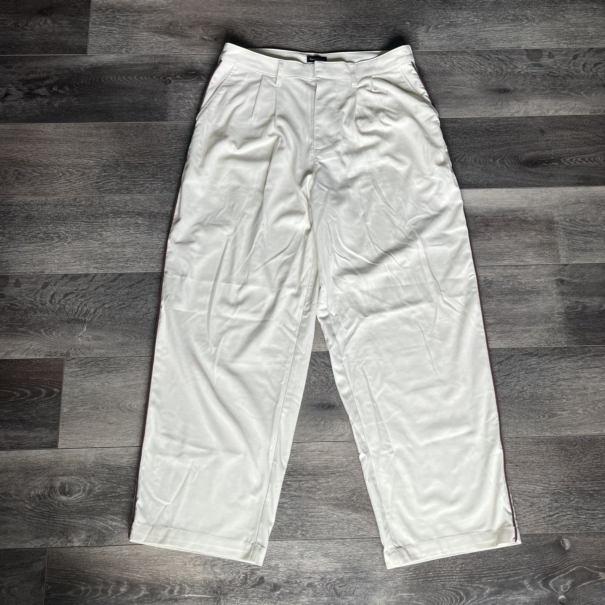 Standard Cloth × Urban Outfitters Standard Cloth Jason Piping Pleated Trousers Pants 32 Ivory Size US 32 / EU 48 - 1 Thumbnail