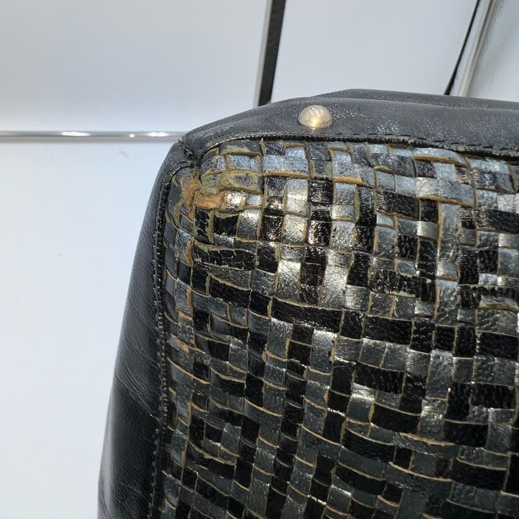 Givenchy Givenchy Vintage Woven Signature with Acrylic Handles Size ONE SIZE - 11 Thumbnail