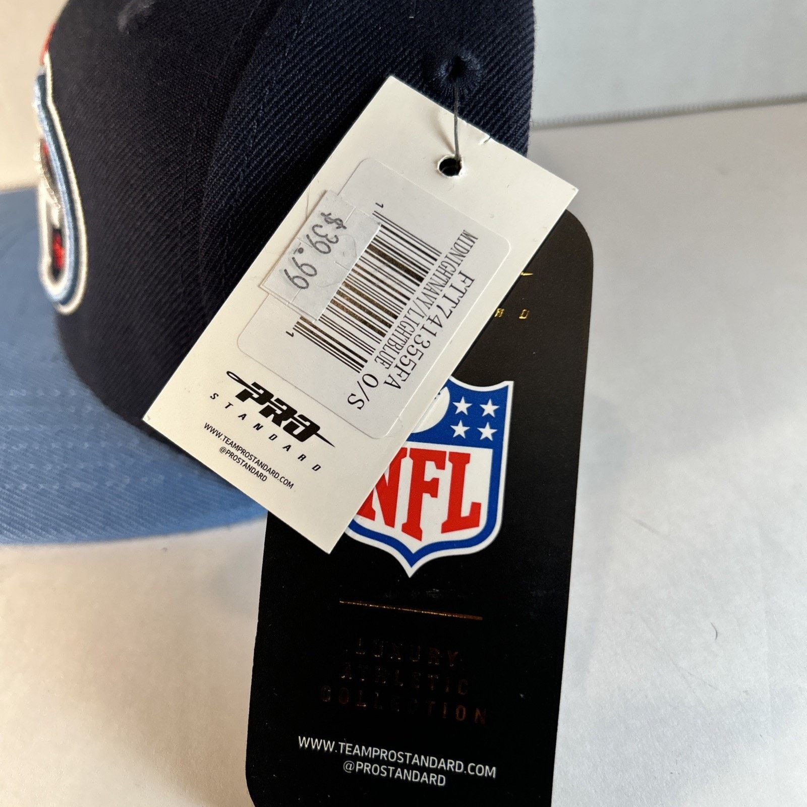 Pro Standard Pro Standard Titans Snapback Hat Leather Detail NWT Size ONE SIZE - 8 Thumbnail