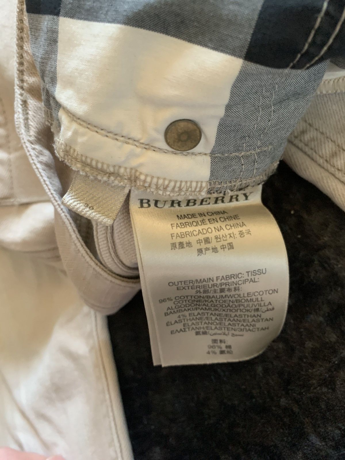 Burberry Burberry Jeans Ripped Size ONE SIZE - 9 Thumbnail