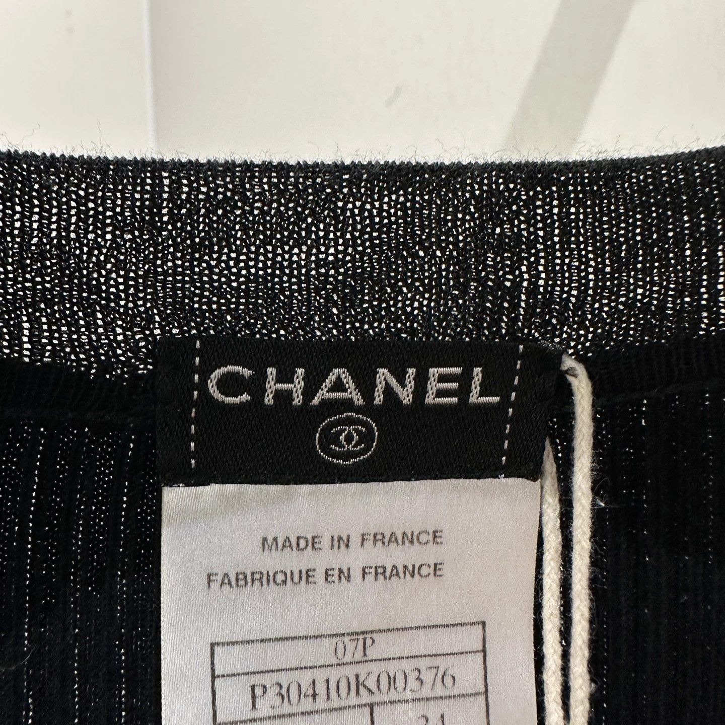 Chanel Chanel apr120 Logo Button Knit Cotton Dress 34 Size XS / US 0-2 / IT 36-38 - 3 Thumbnail