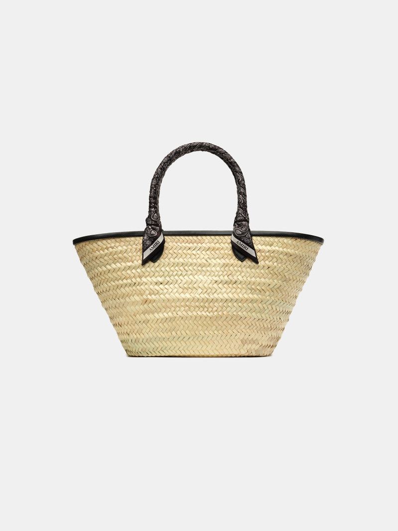 Amiri o1s1wg110426 Size: OS / MA Raffia Macro Tote Bag in Beige Size ONE SIZE - 2 Thumbnail
