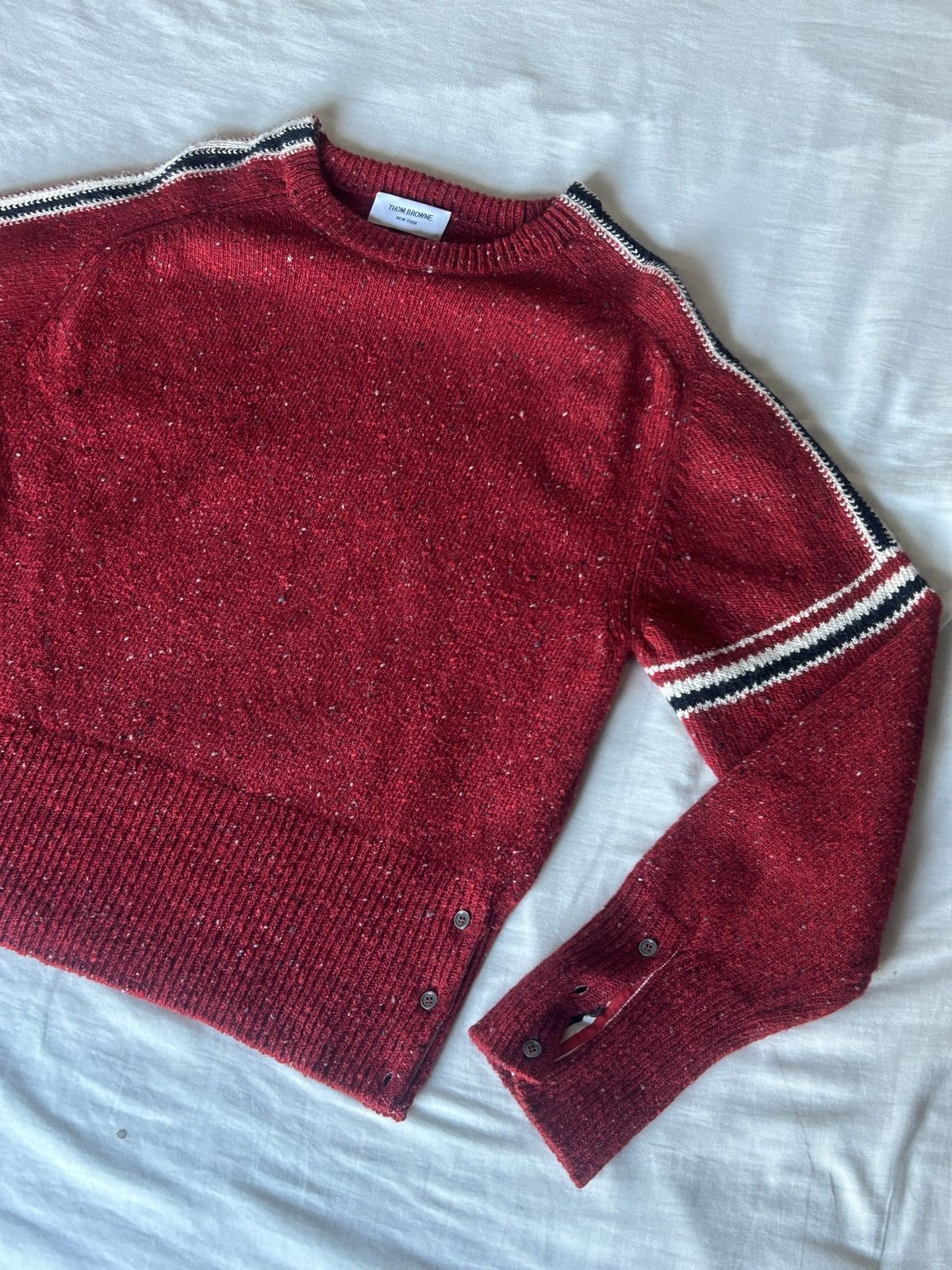 Thom Browne THOM BROWNE MELANGE KNIT Size US M / EU 48-50 / 2 - 1 Thumbnail
