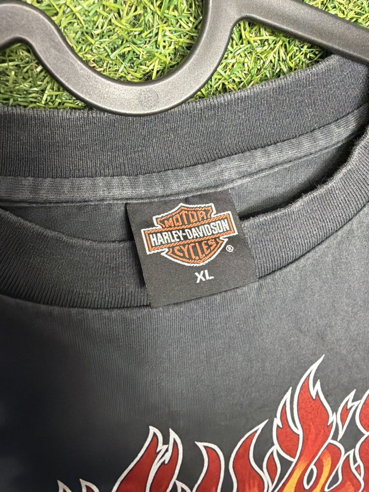 Other Harley Davidson, flames long sleeve shirt Size US XL / EU 56 / 4 - 3 Thumbnail