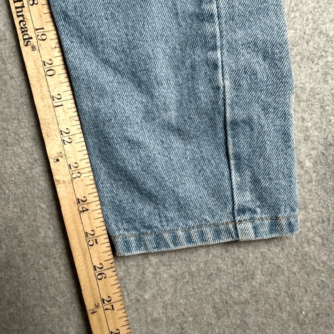 Denime VINTAGE Action West Womens Jeans Distressed Denim 14 Blue Light Wash Skinny Size 36" / US 14 / IT 50 - 4 Thumbnail