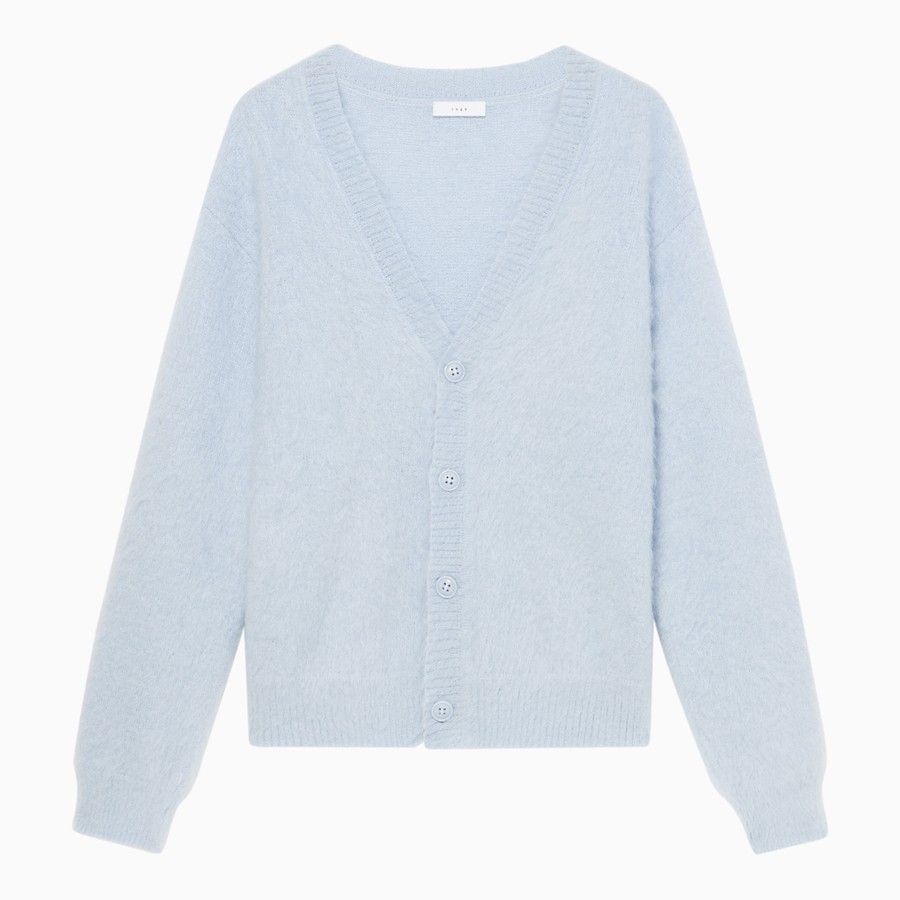 1989 STUDIO o1d2blof1124 V-Neck Cardigan in Sky Blue Size US M / EU 48-50 / 2 - 5 Thumbnail