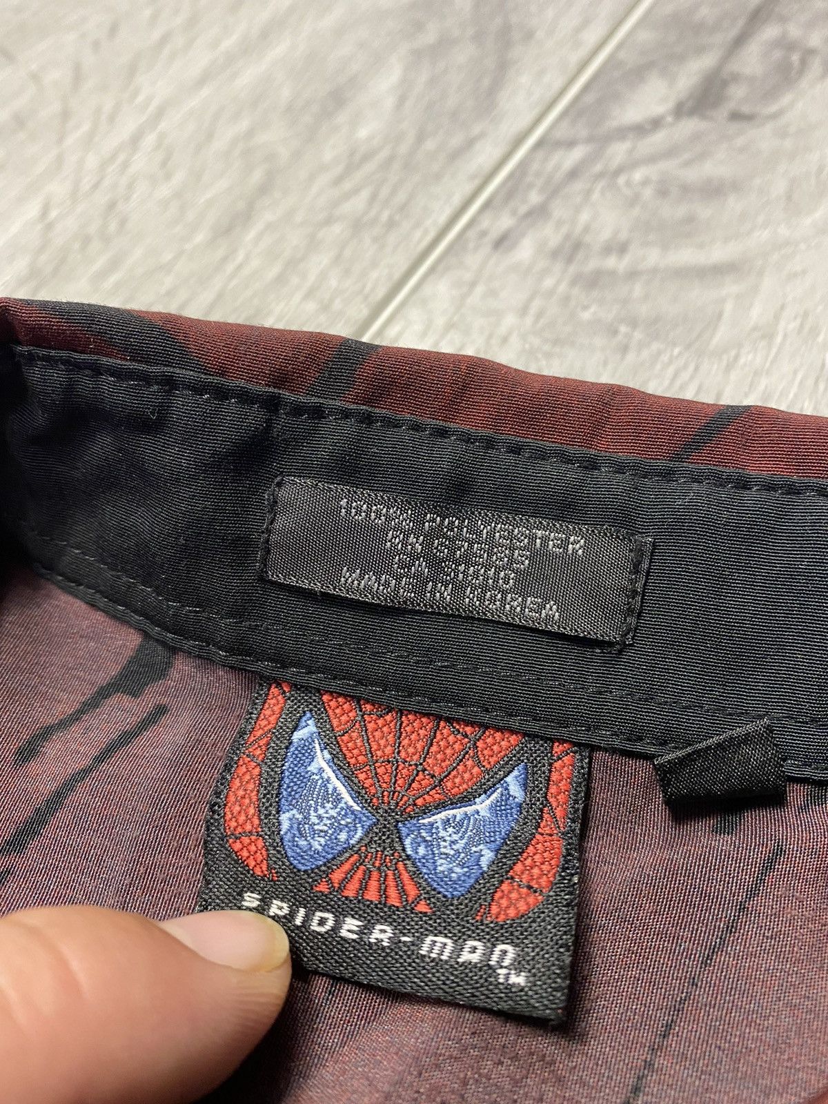 Marvel Comics × Vintage Crazy Vintage Spider-Man Button Up All Over Printed Shirt Size US L / EU 52-54 / 3 - 8 Thumbnail