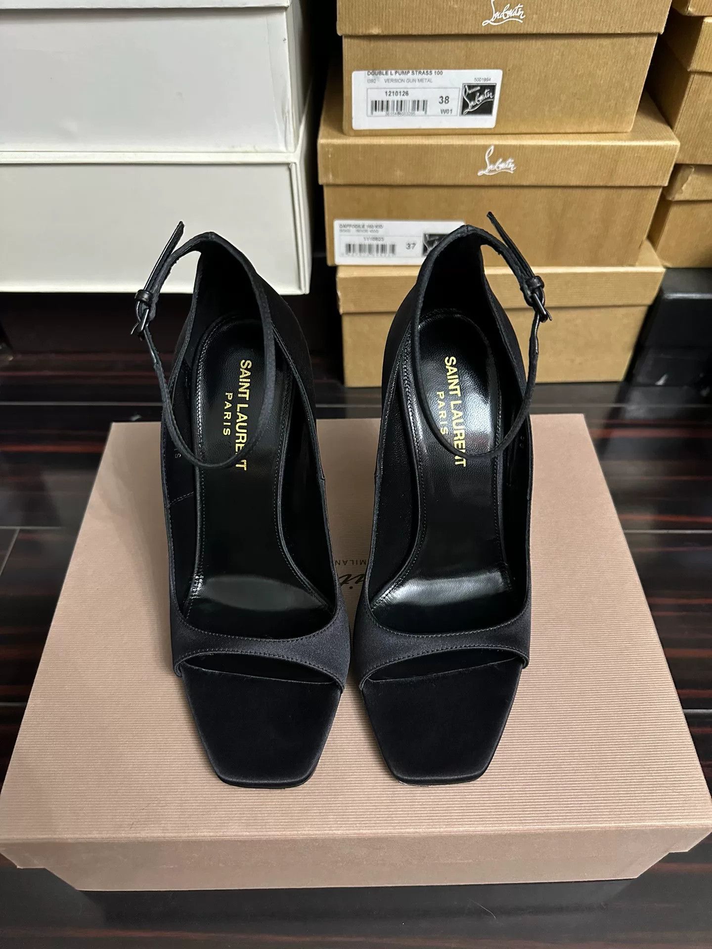 Saint Laurent Paris Saint Laurent YSL Women's High Heels Size 38 Size US 7 / IT 37 - 1 Thumbnail