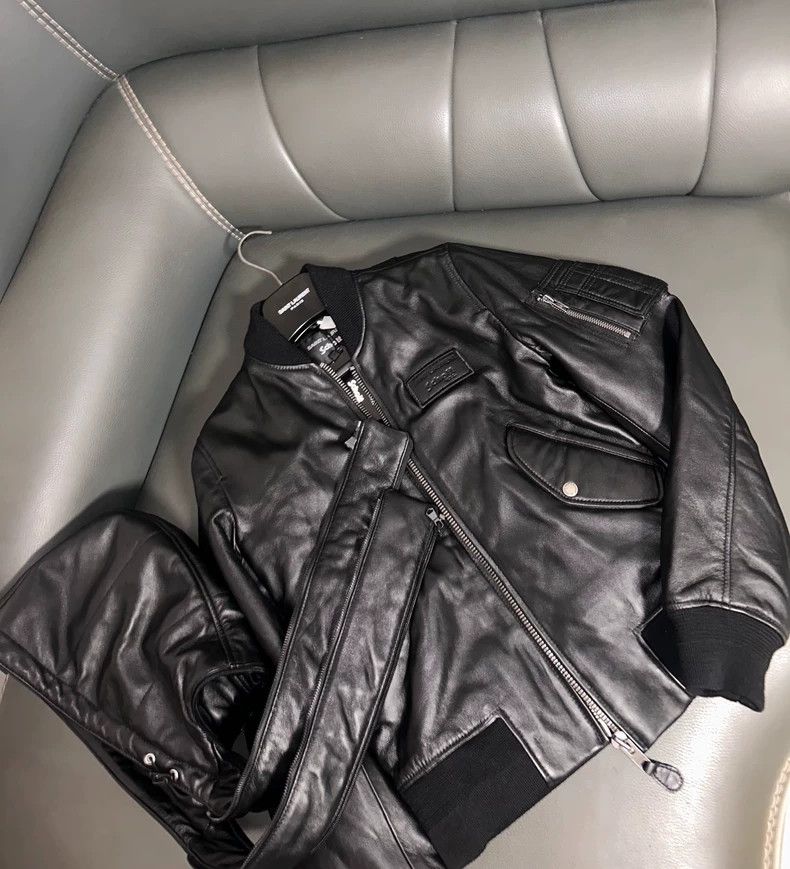 Saint Laurent Paris Saint laurent paris 2022FW Zip Hooded Bomber jacket 2506-Ne Size US XS / EU 42 / 0 - 4 Thumbnail