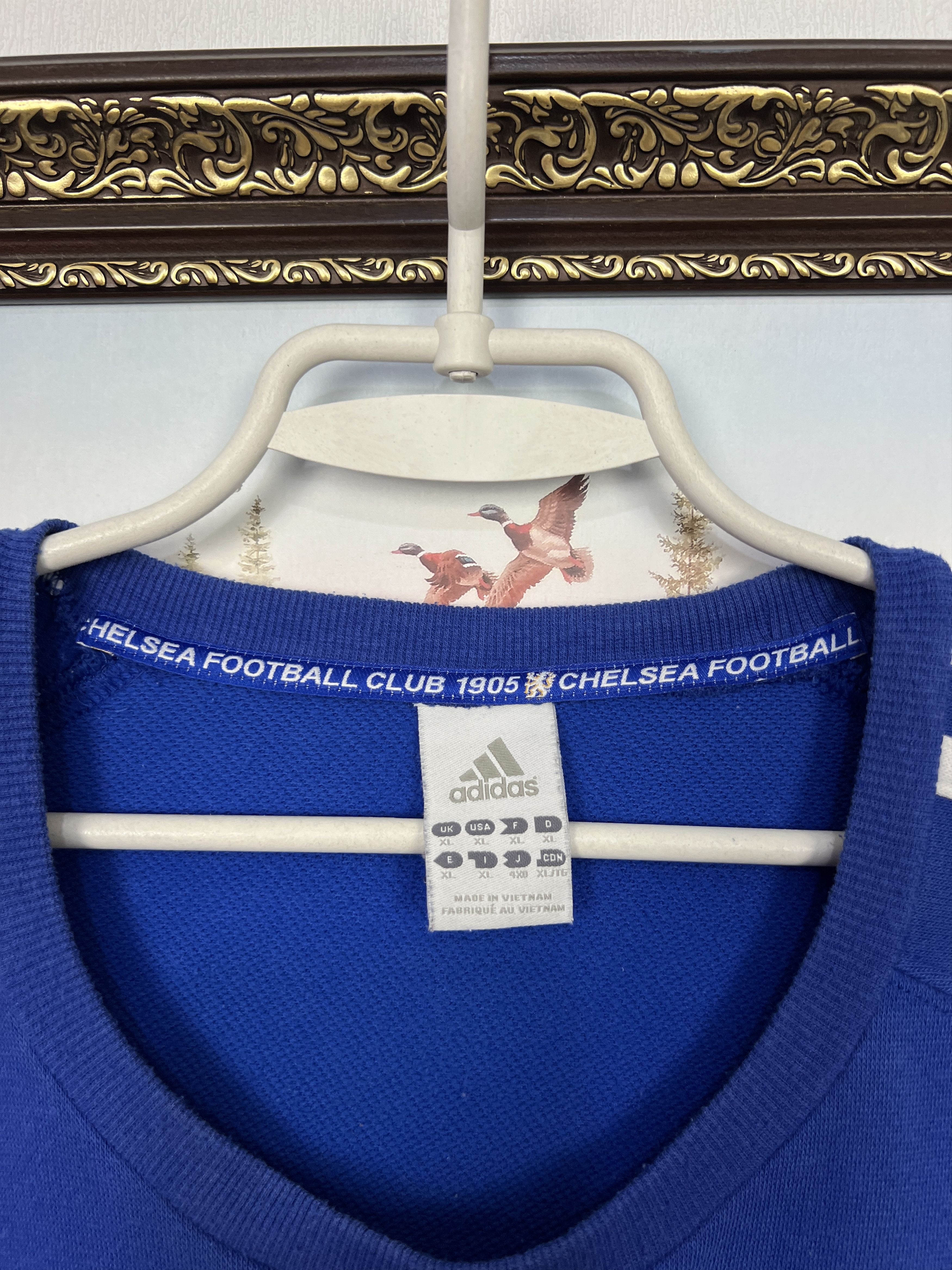 Adidas Vintage Adidas Chelsea Football Blue Sweatshirt Soccer Size US XL / EU 56 / 4 - 6 Thumbnail